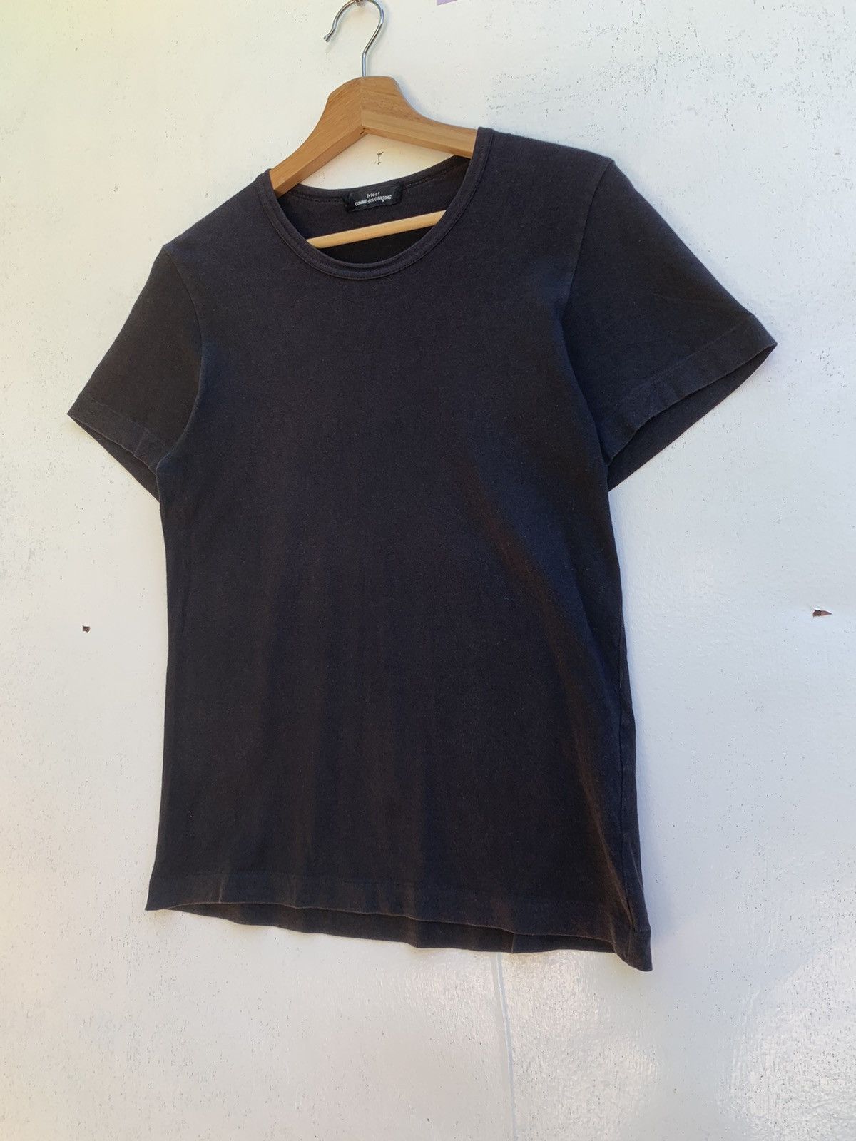 Comme des Garcons Rare Vintage 1988 Comme Des Garcons CDG Tricot Black Tee Size US XS / EU 42 / 0 - 14 Thumbnail