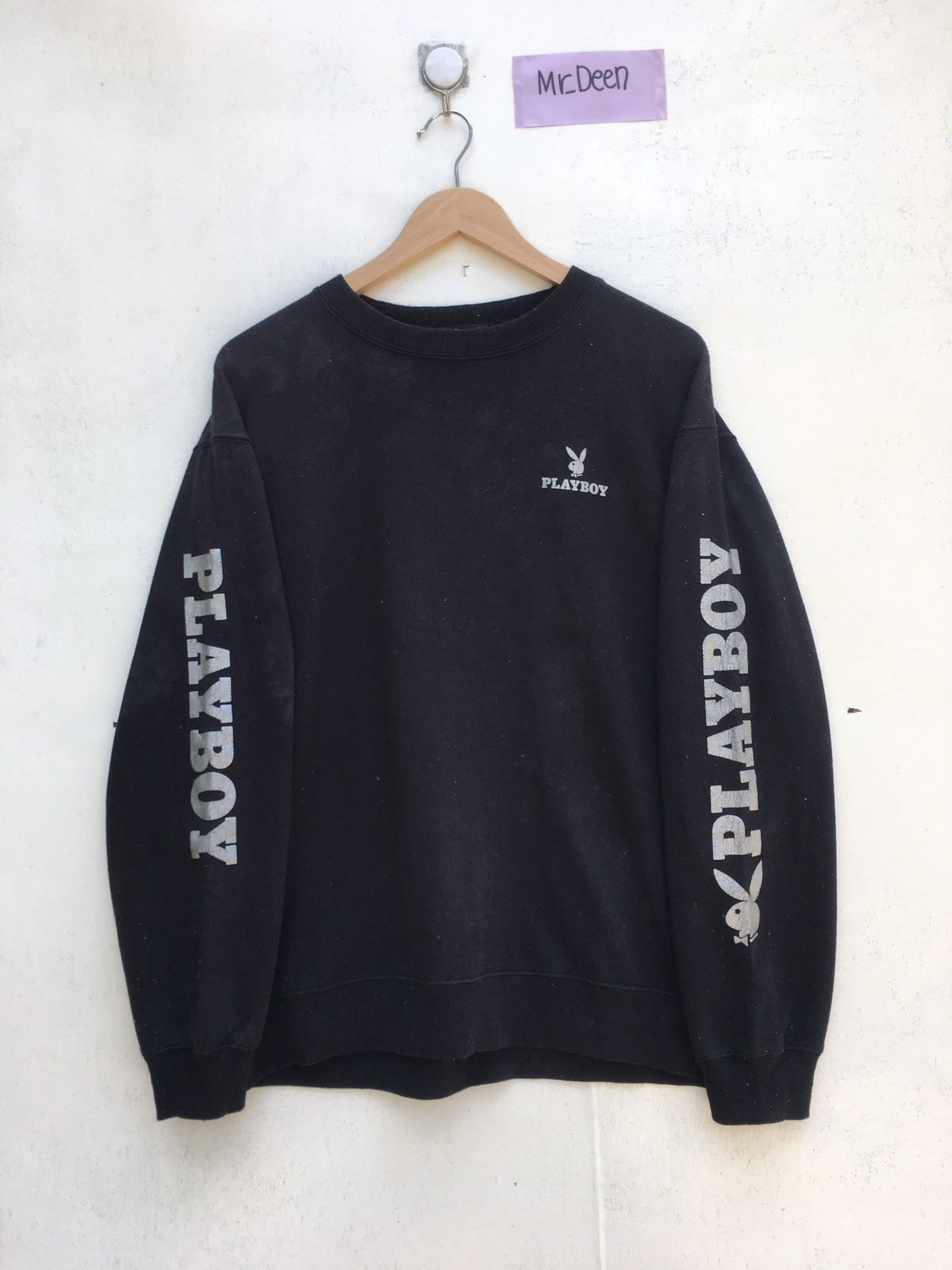Playboy Vintage Playboy Biglogo Spellout Sweatshirt Size US L / EU 52-54 / 3 - 5 Thumbnail