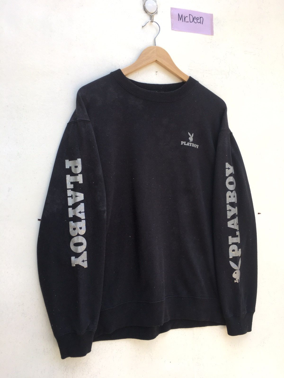 Playboy Vintage Playboy Biglogo Spellout Sweatshirt Size US L / EU 52-54 / 3 - 6 Thumbnail