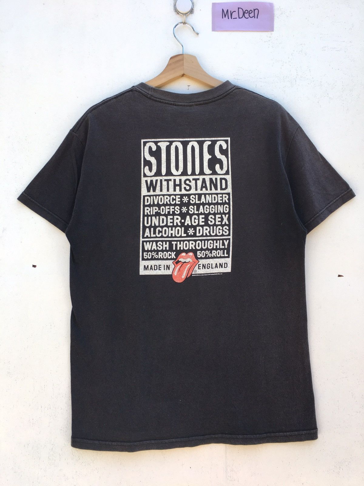 Band Tees Vintage The Rolling Stones 2006 Withstand Social Issues Tee Size US M / EU 48-50 / 2 - 17 Thumbnail