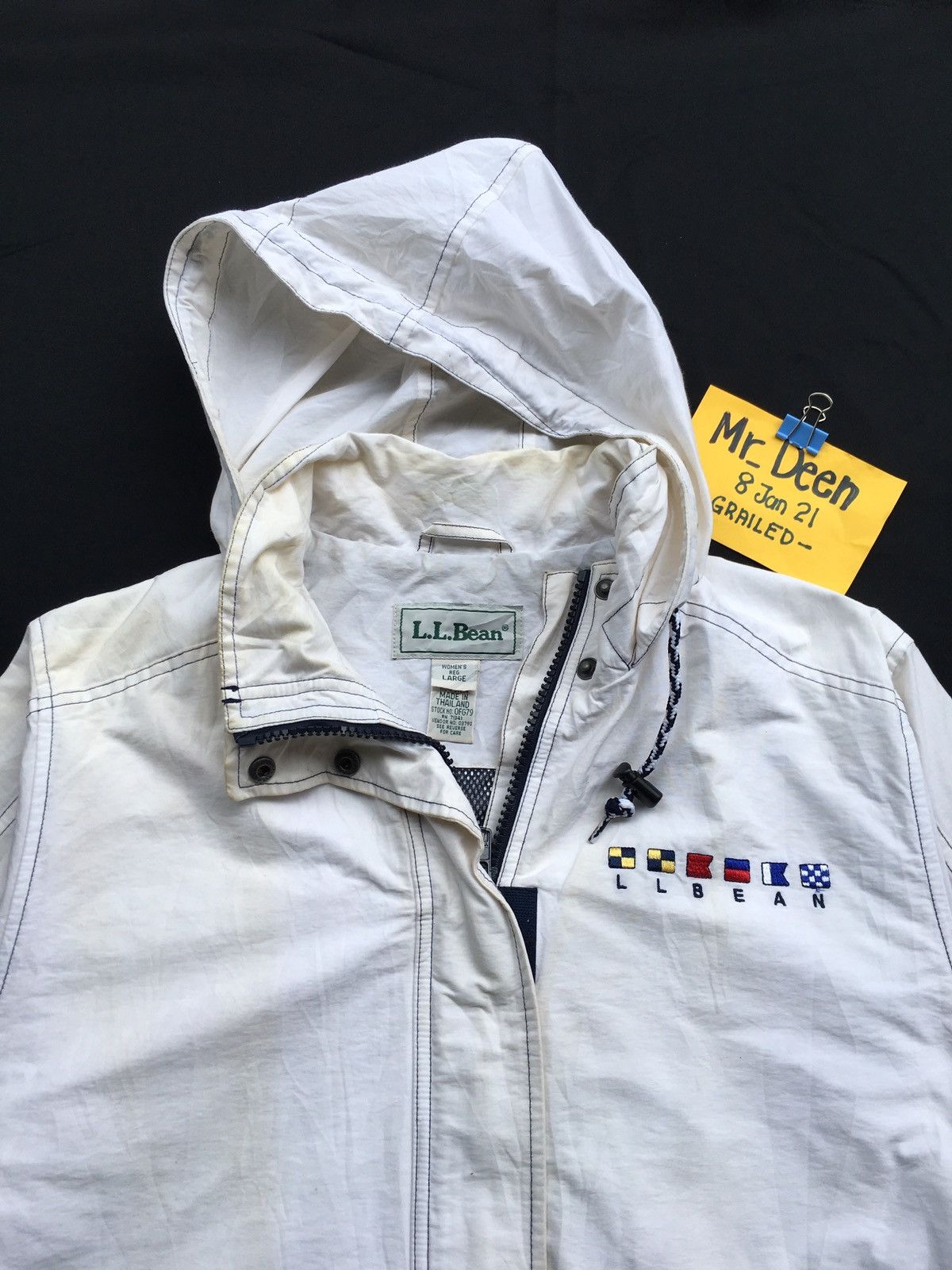 L.L. Bean Vintage 90s L.L Beans Bomber Hooded Puff Jacket Size US L / EU 52-54 / 3 - 5 Thumbnail