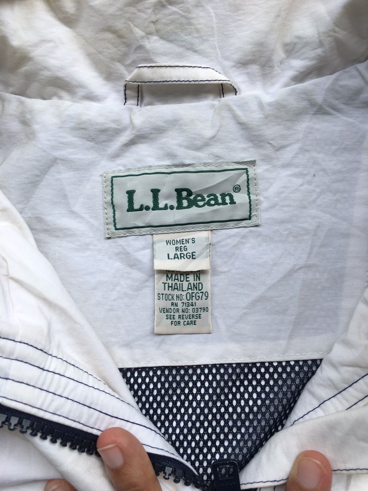 L.L. Bean Vintage 90s L.L Beans Bomber Hooded Puff Jacket Size US L / EU 52-54 / 3 - 7 Thumbnail