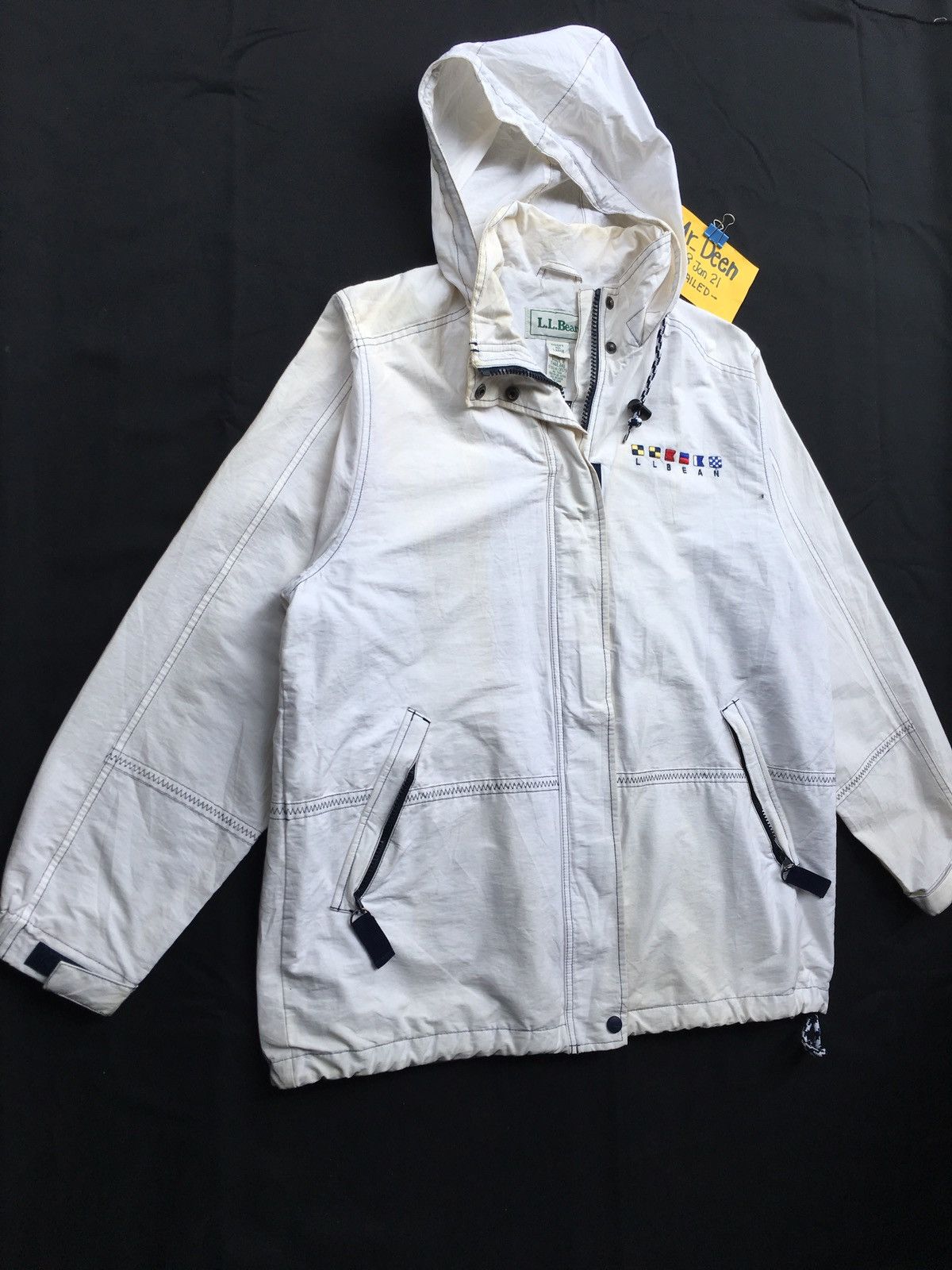 L.L. Bean Vintage 90s L.L Beans Bomber Hooded Puff Jacket Size US L / EU 52-54 / 3 - 2 Thumbnail