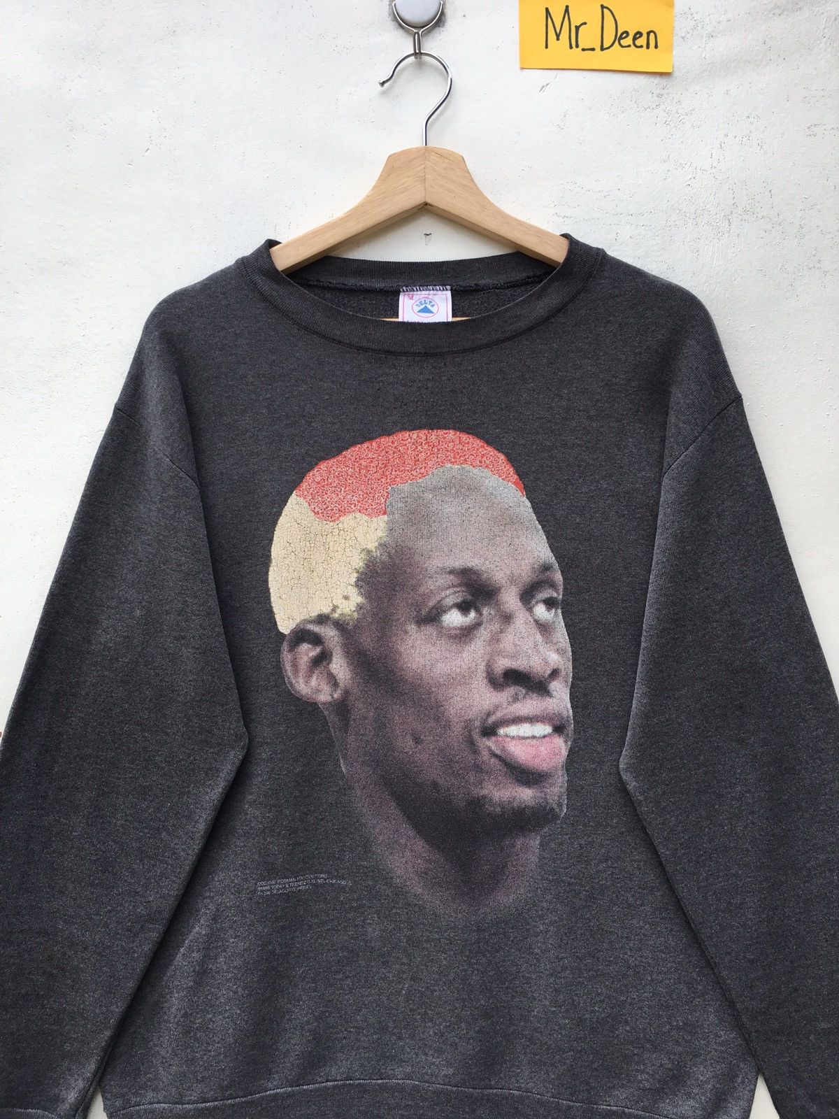 Vintage Rare Vintage 90s Dennis Rodman Big Head NBA Sweatshirt Size US M / EU 48-50 / 2 - 5 Thumbnail