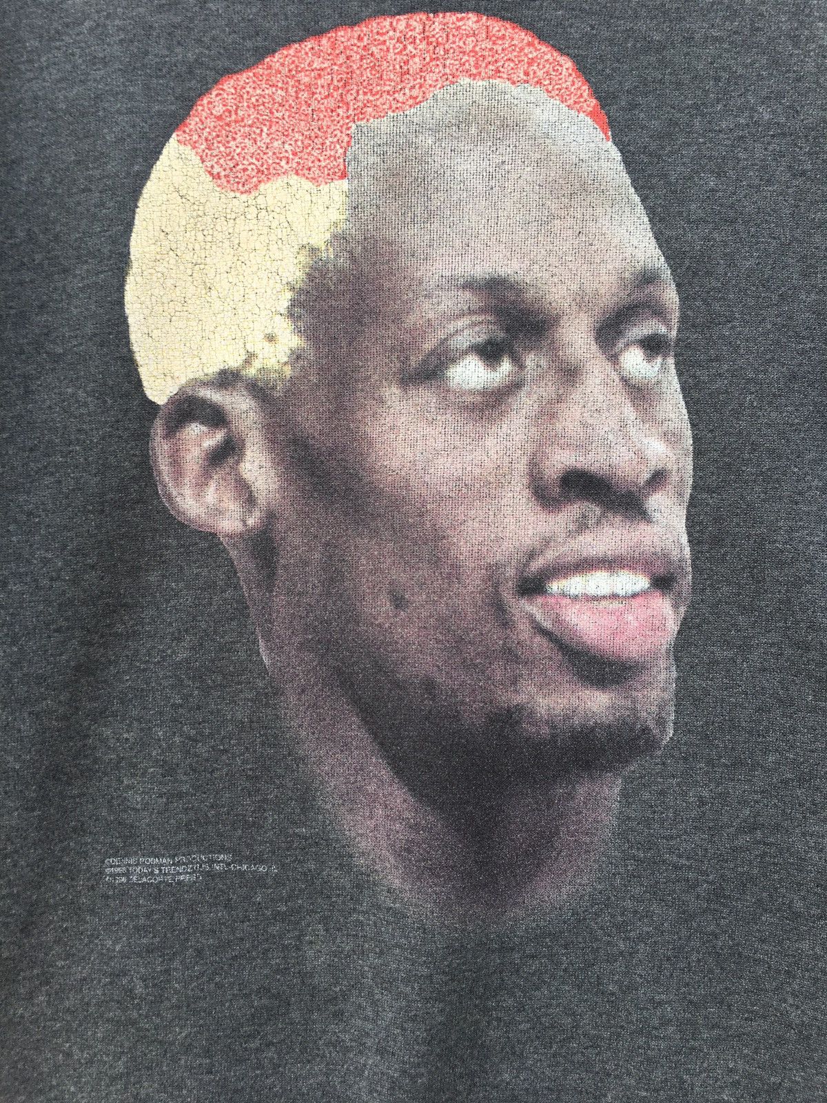 Vintage Rare Vintage 90s Dennis Rodman Big Head NBA Sweatshirt Size US M / EU 48-50 / 2 - 7 Thumbnail