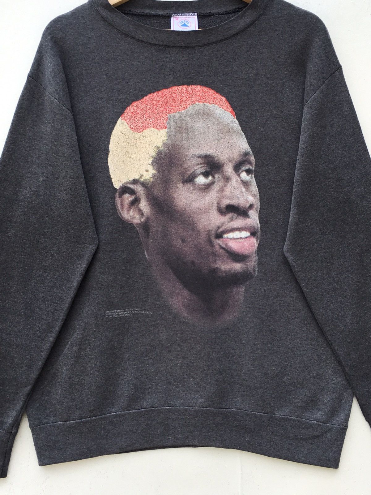 Vintage Rare Vintage 90s Dennis Rodman Big Head NBA Sweatshirt Size US M / EU 48-50 / 2 - 4 Thumbnail