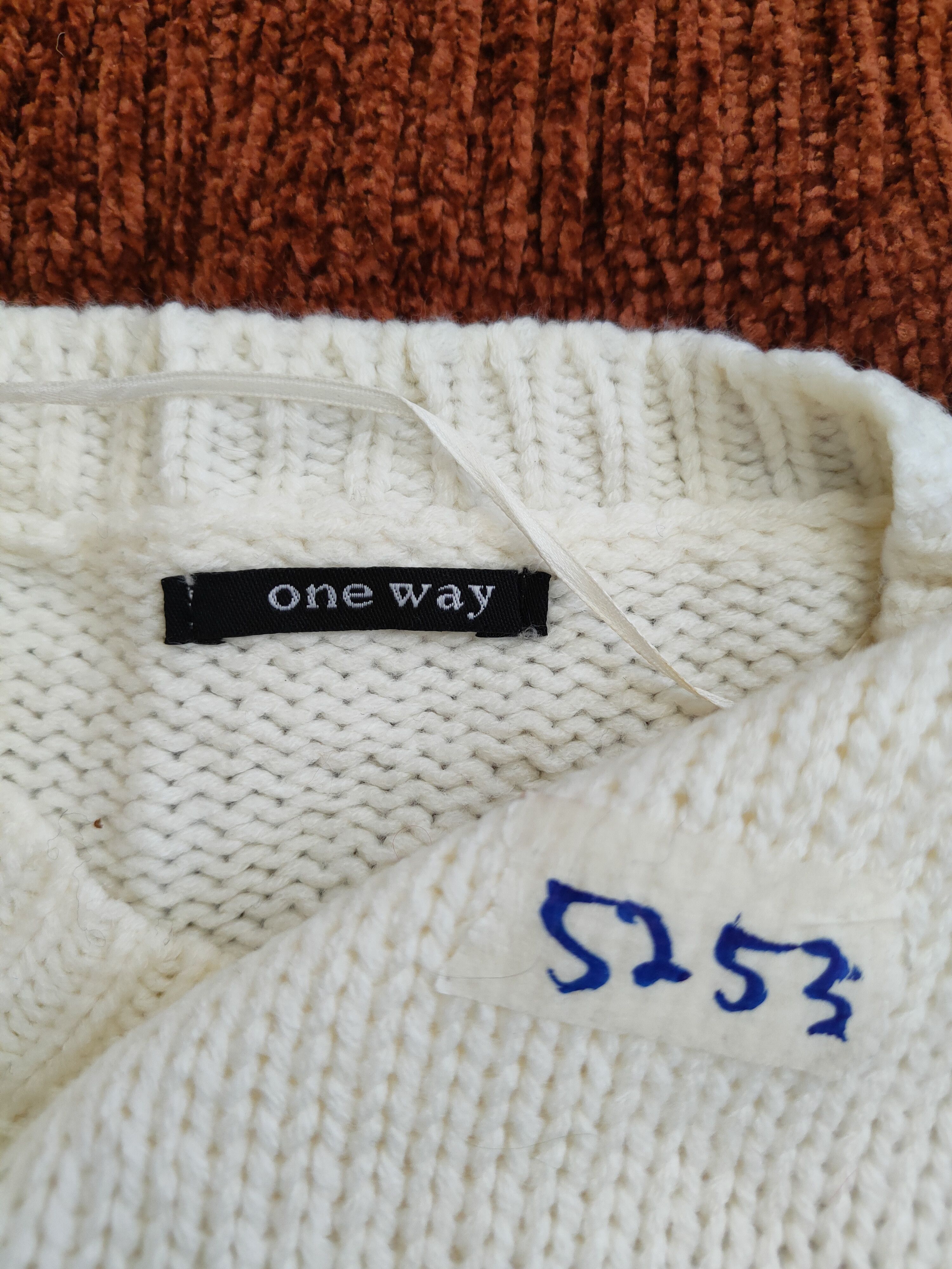 Homespun Knitwear × Japanese Brand One Way stripe japan Brown Knitwear #5253 Size US M / EU 48-50 / 2 - 9 Thumbnail