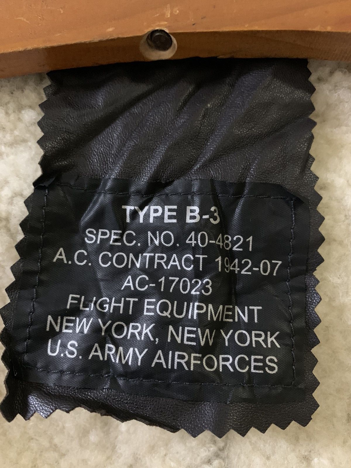Other Urban Trail B3 Flight Equipment Lambskin Jacket Size US M / EU 48-50 / 2 - 10 Thumbnail