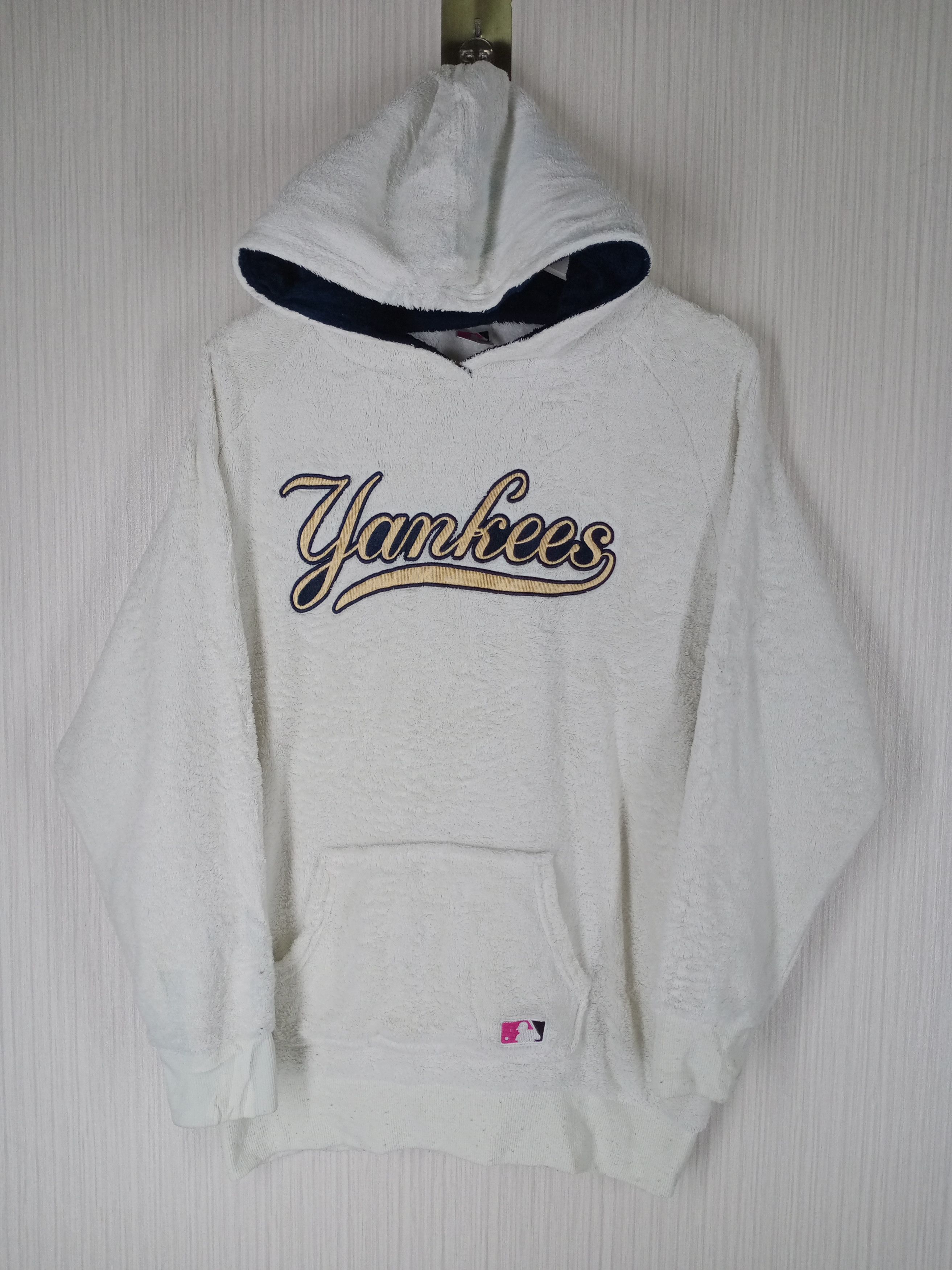 MLB Vintage NY Yankees MLB Fleece Hoodie Sweatshirt Size US L / EU 52-54 / 3 - 1 Thumbnail