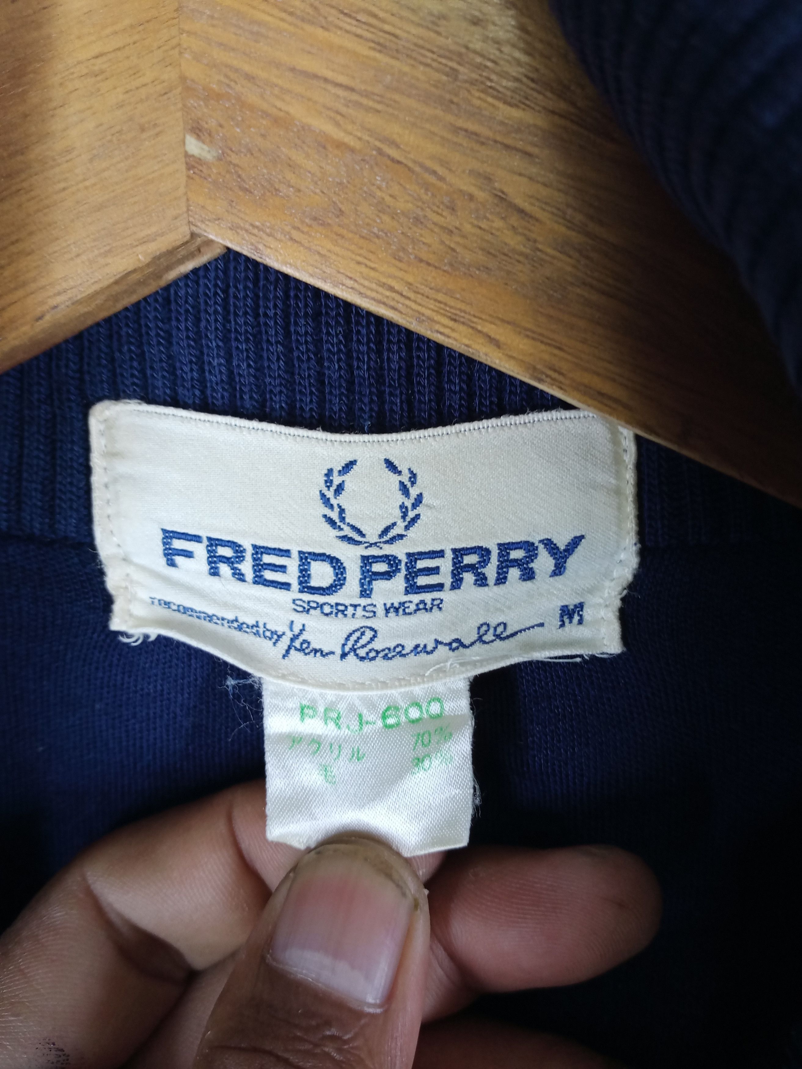 Fred Perry Vintage 80s Fred Perry X Ken Rosewall Sweater Size US M / EU 48-50 / 2 - 6 Thumbnail