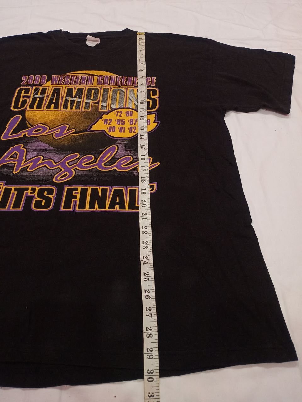 Vintage Vintage Los Angeles Basketball Champions Tee Size US XL / EU 56 / 4 - 9 Thumbnail