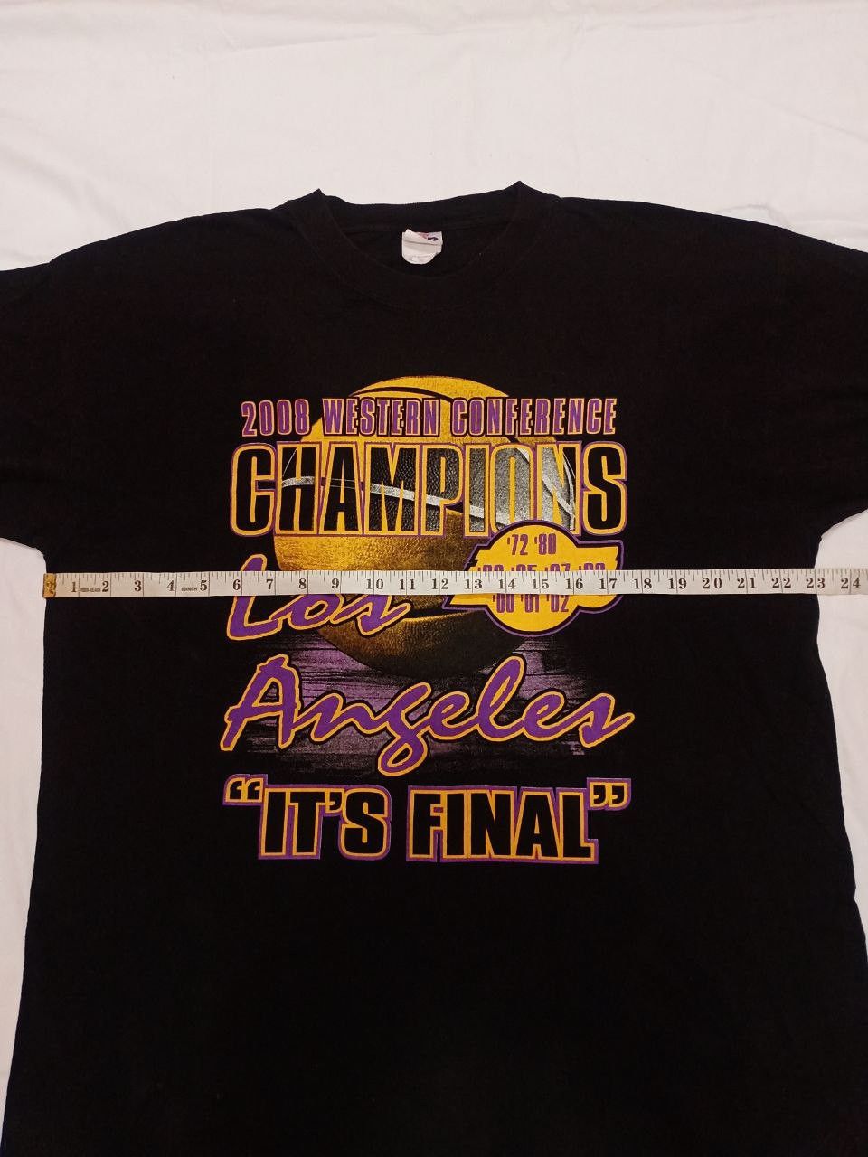 Vintage Vintage Los Angeles Basketball Champions Tee Size US XL / EU 56 / 4 - 8 Thumbnail