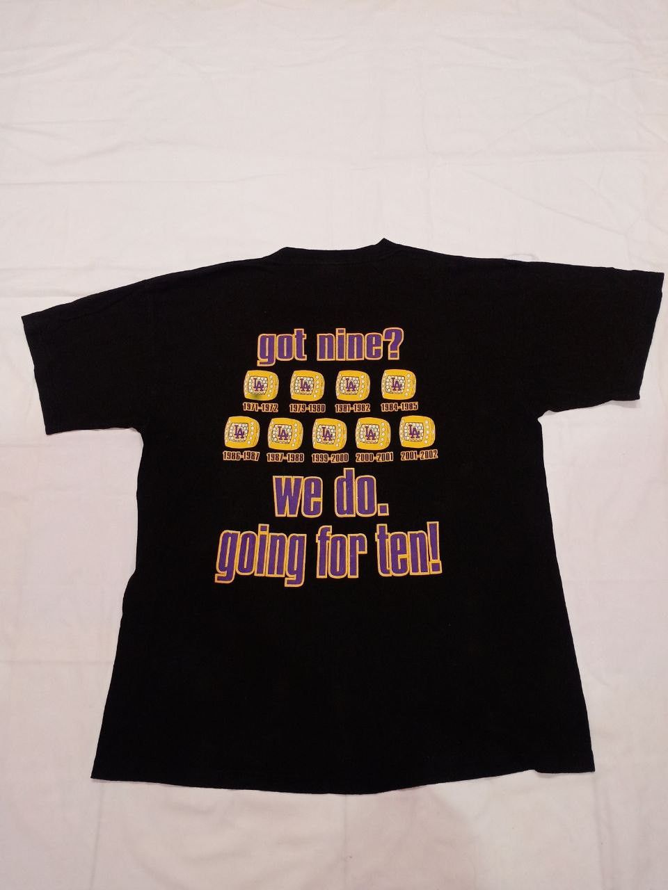 Vintage Vintage Los Angeles Basketball Champions Tee Size US XL / EU 56 / 4 - 6 Thumbnail