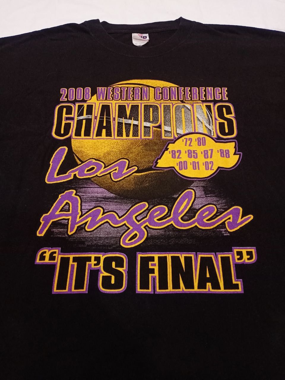 Vintage Vintage Los Angeles Basketball Champions Tee Size US XL / EU 56 / 4 - 2 Thumbnail
