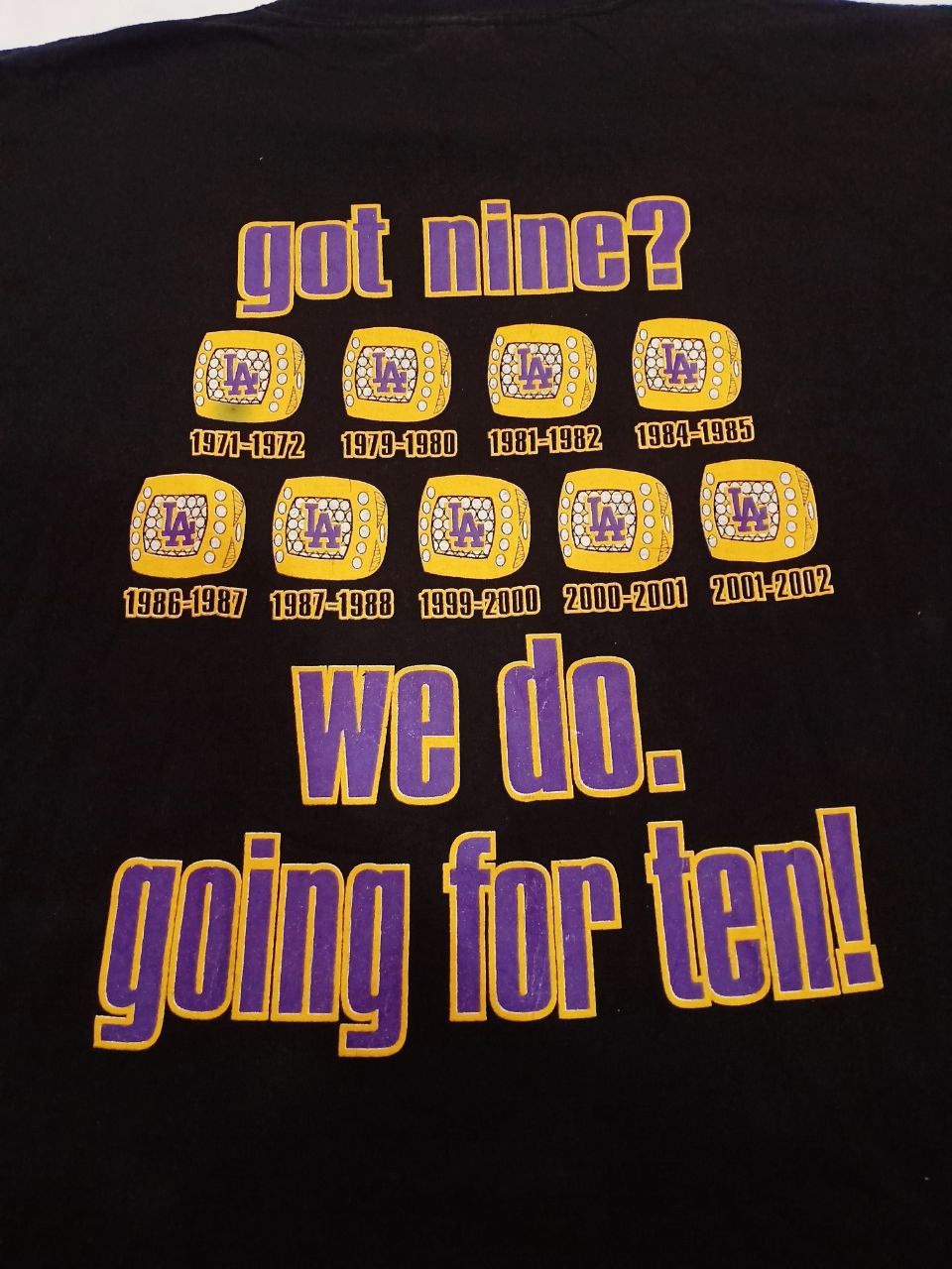 Vintage Vintage Los Angeles Basketball Champions Tee Size US XL / EU 56 / 4 - 7 Thumbnail