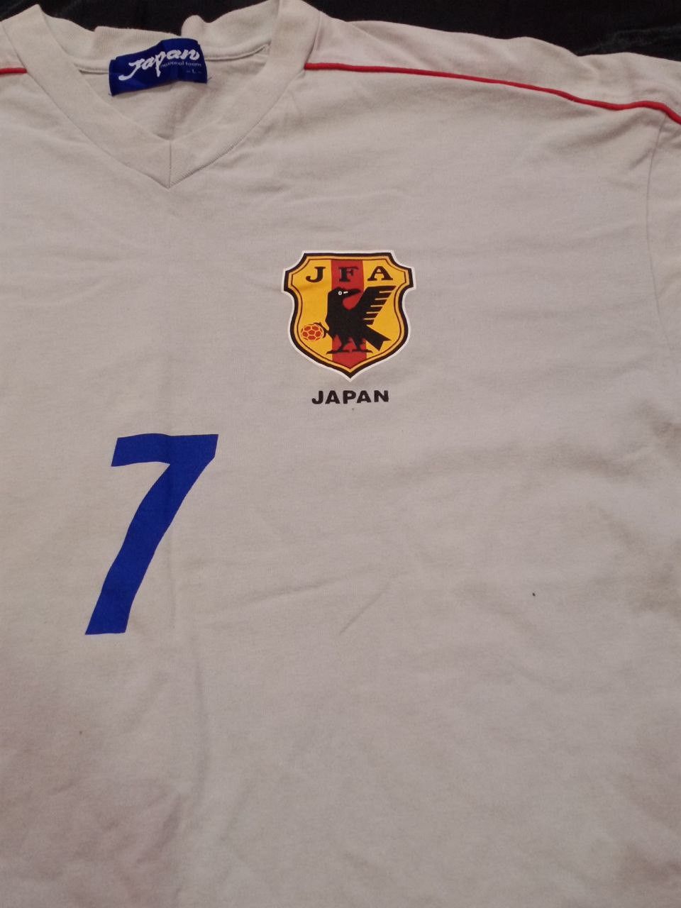 Japanese Brand × Vintage Vintage Japan Football JFA Nakata no 7 Tee Size US L / EU 52-54 / 3 - 2 Thumbnail