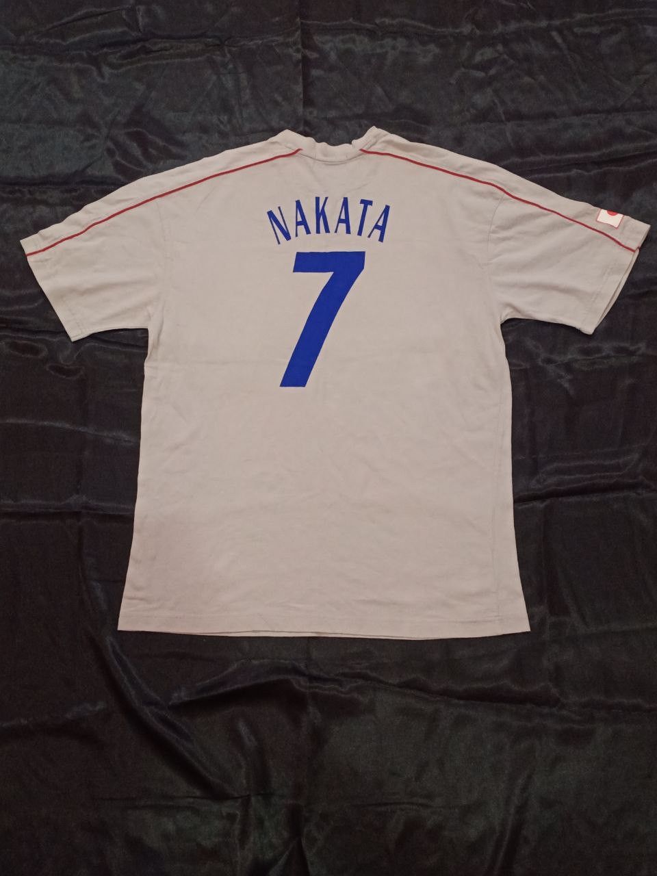 Japanese Brand × Vintage Vintage Japan Football JFA Nakata no 7 Tee Size US L / EU 52-54 / 3 - 5 Thumbnail