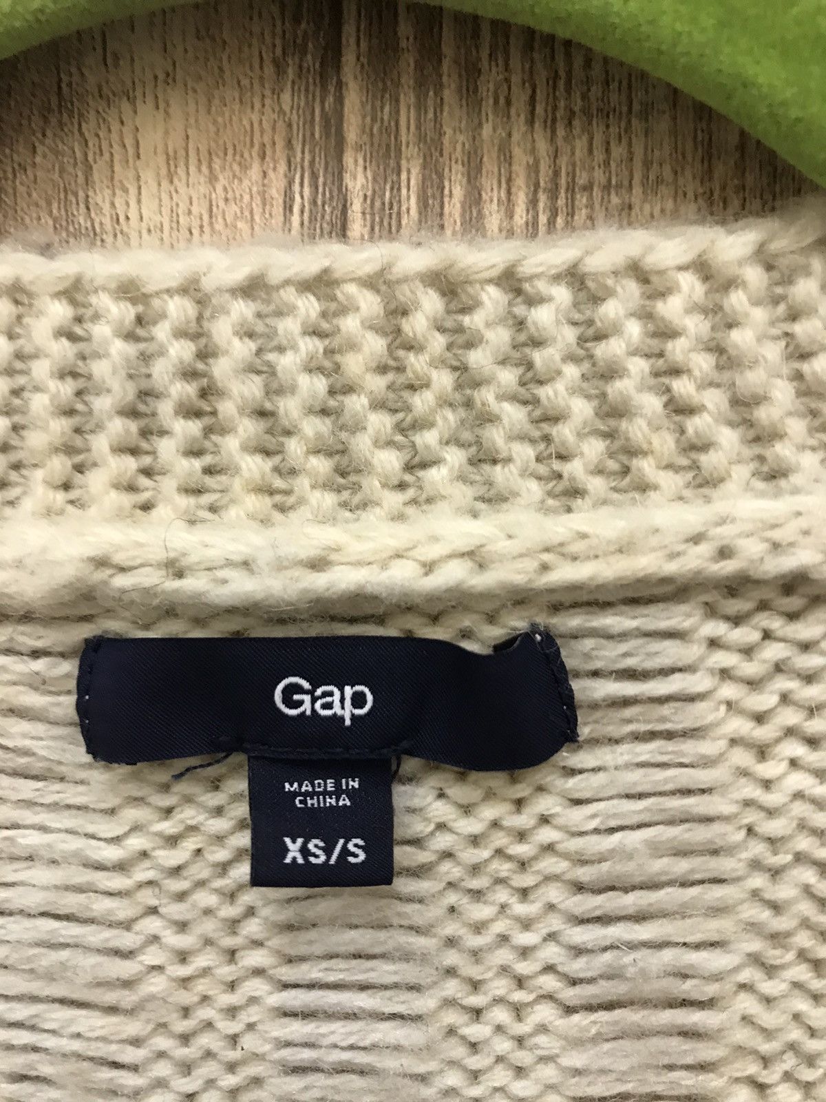 Aran Isles Knitwear GAP Colored Cable Knit Sweater Size M / US 6-8 / IT 42-44 - 14 Thumbnail