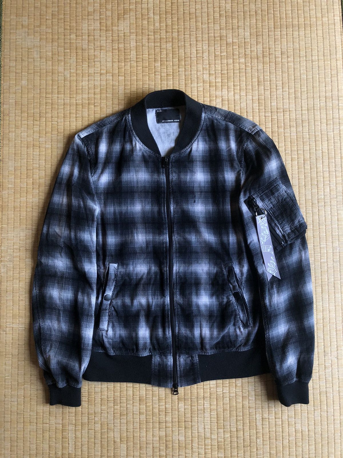 Number (N)ine GRAIL🔥Number Nine Beauty Shadow Plaid MA-1 Bomber Size US S / EU 44-46 / 1 - 2 Thumbnail