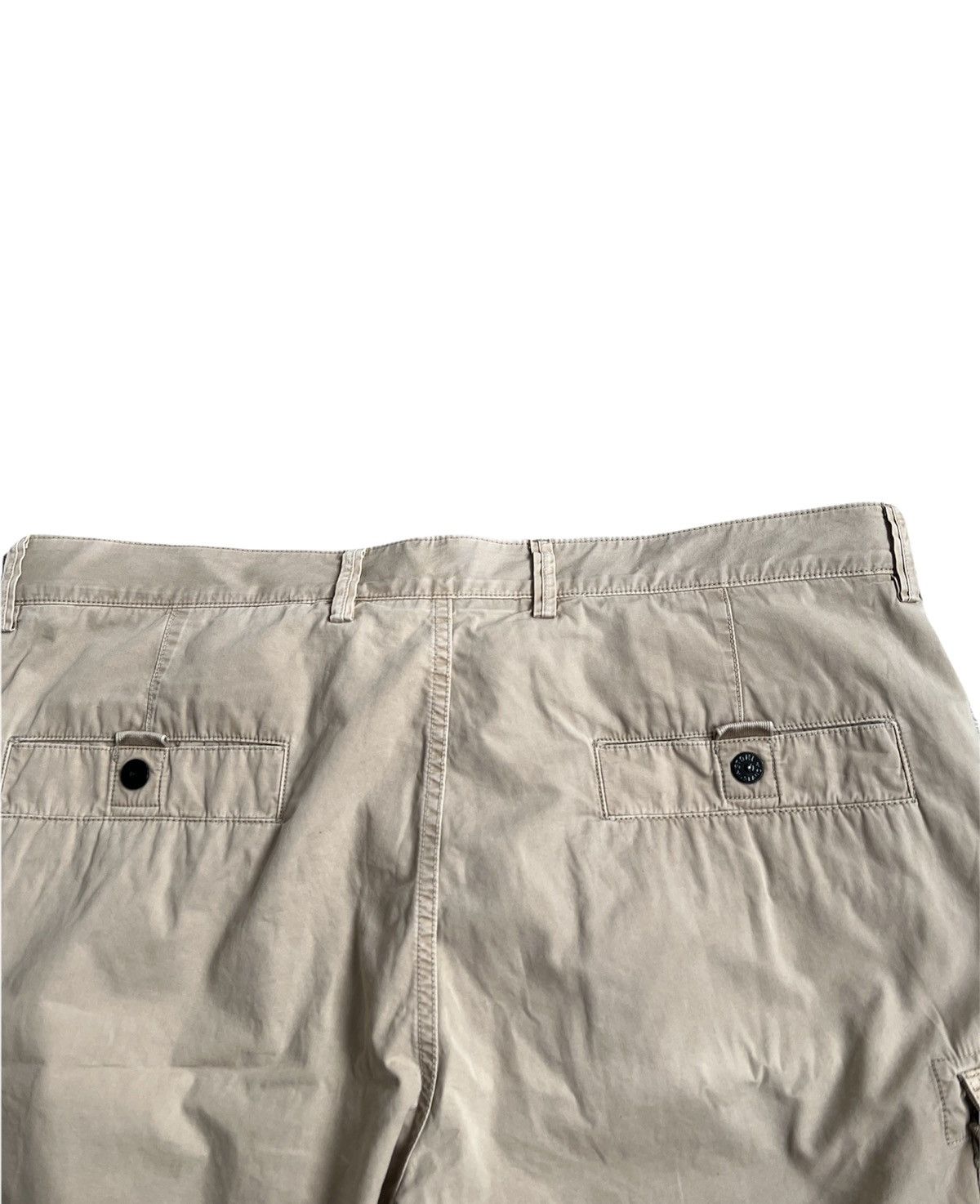 Stone Island 🔥350$ Stone Island Cotton Garment Dyed Canvas Cargo Shorts Size US 36 / EU 52 - 12 Thumbnail