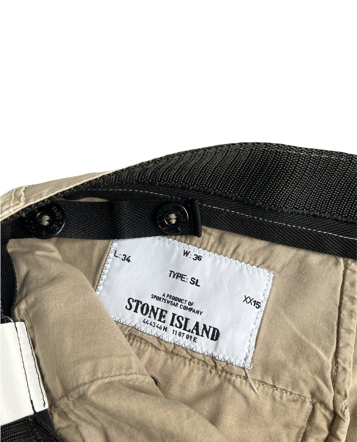 Stone Island 🔥350$ Stone Island Cotton Garment Dyed Canvas Cargo Shorts Size US 36 / EU 52 - 17 Thumbnail