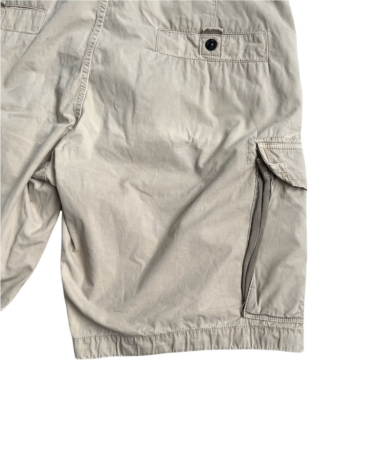 Stone Island 🔥350$ Stone Island Cotton Garment Dyed Canvas Cargo Shorts Size US 36 / EU 52 - 10 Thumbnail