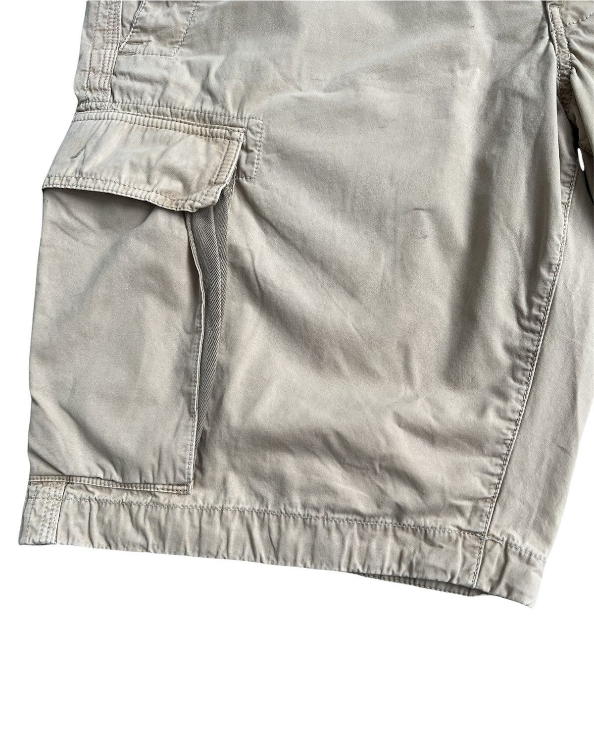 Stone Island 🔥350$ Stone Island Cotton Garment Dyed Canvas Cargo Shorts Size US 36 / EU 52 - 2 Thumbnail