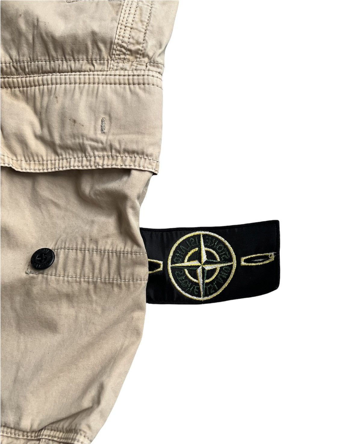 Stone Island 🔥350$ Stone Island Cotton Garment Dyed Canvas Cargo Shorts Size US 36 / EU 52 - 7 Thumbnail