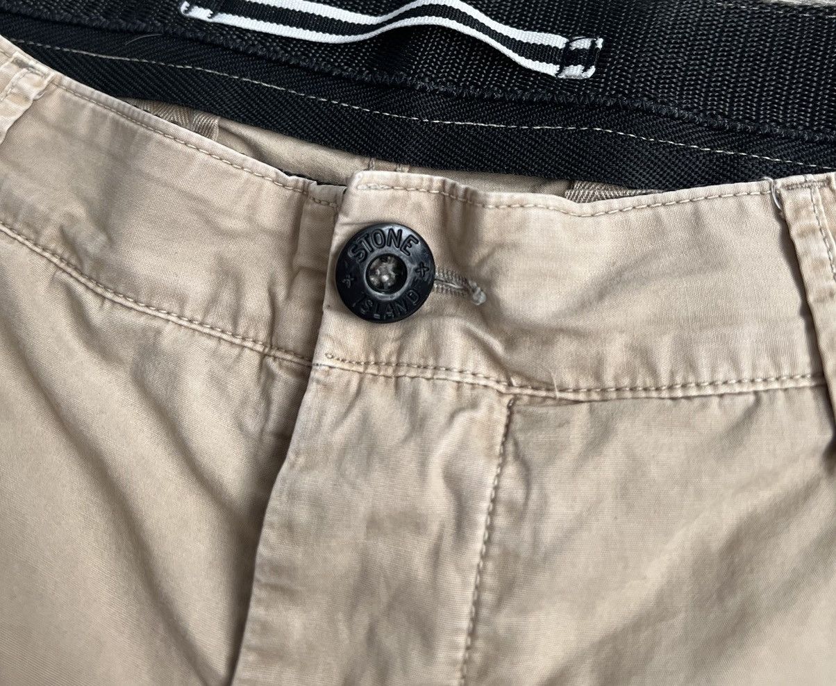 Stone Island 🔥350$ Stone Island Cotton Garment Dyed Canvas Cargo Shorts Size US 36 / EU 52 - 15 Thumbnail