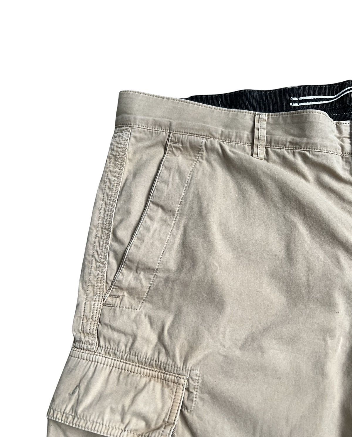 Stone Island 🔥350$ Stone Island Cotton Garment Dyed Canvas Cargo Shorts Size US 36 / EU 52 - 5 Thumbnail