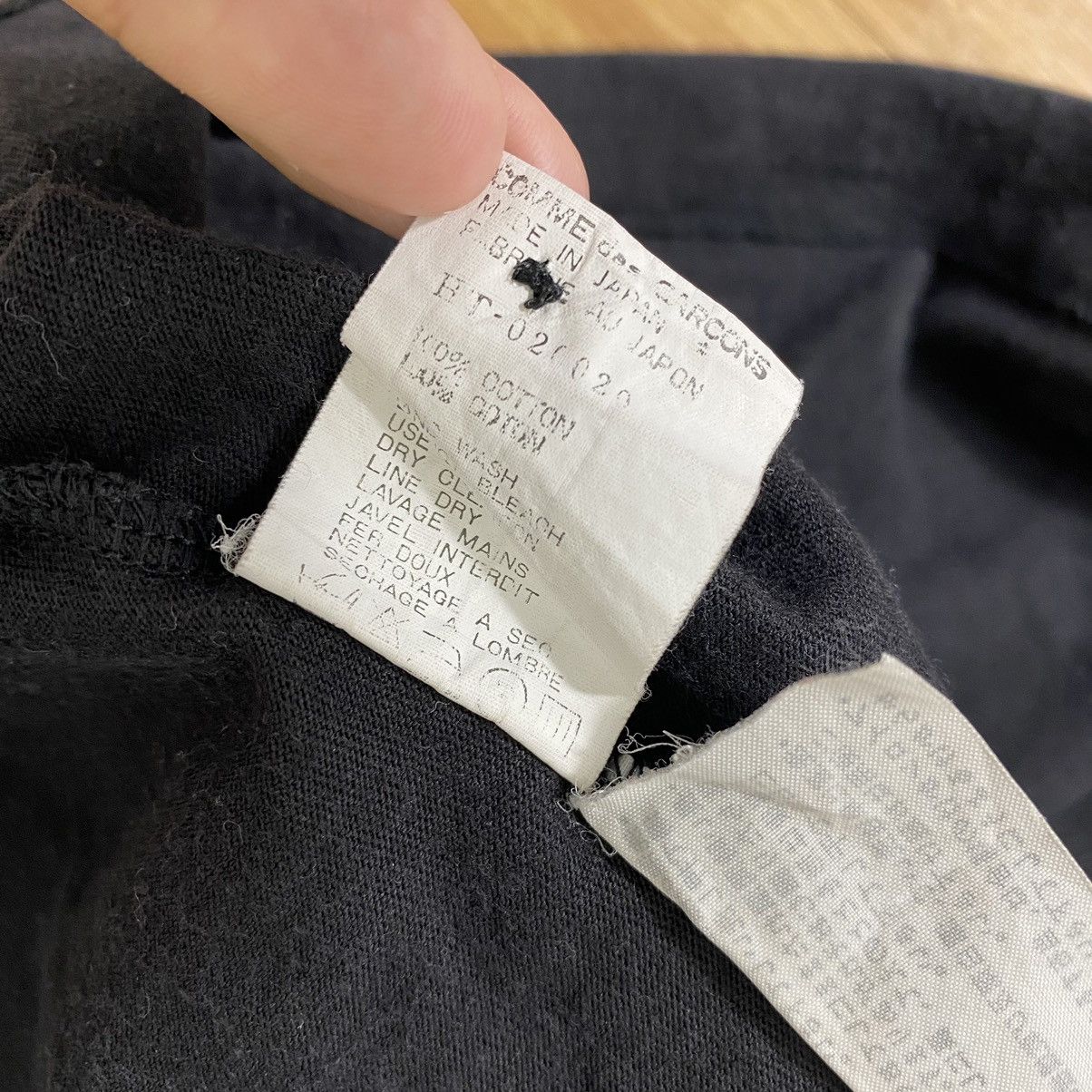 Comme des Garcons × Japanese Brand × Vintage Vintage Japanese Brand AD1989 COMME DES GARCONS Homme Polo Size US L / EU 52-54 / 3 - 6 Thumbnail