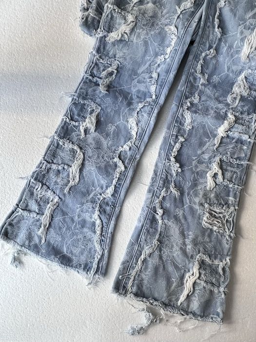Custom Guapi stacked jeans 36 Grailed