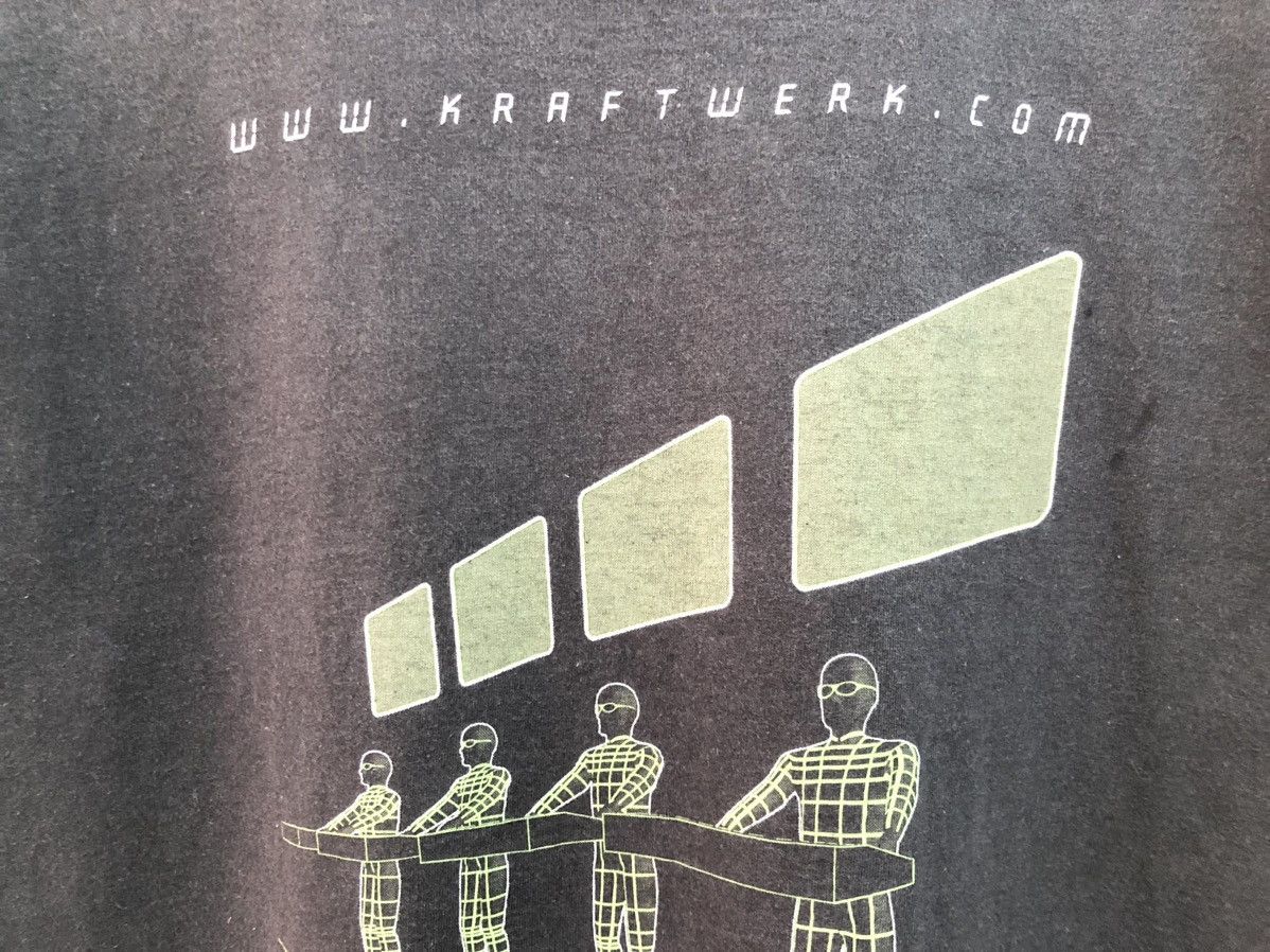 Band Tees RARE KRAFTWERK GERMAN ELETRONIC DANCE BAND TEE Size US L / EU 52-54 / 3 - 5 Thumbnail