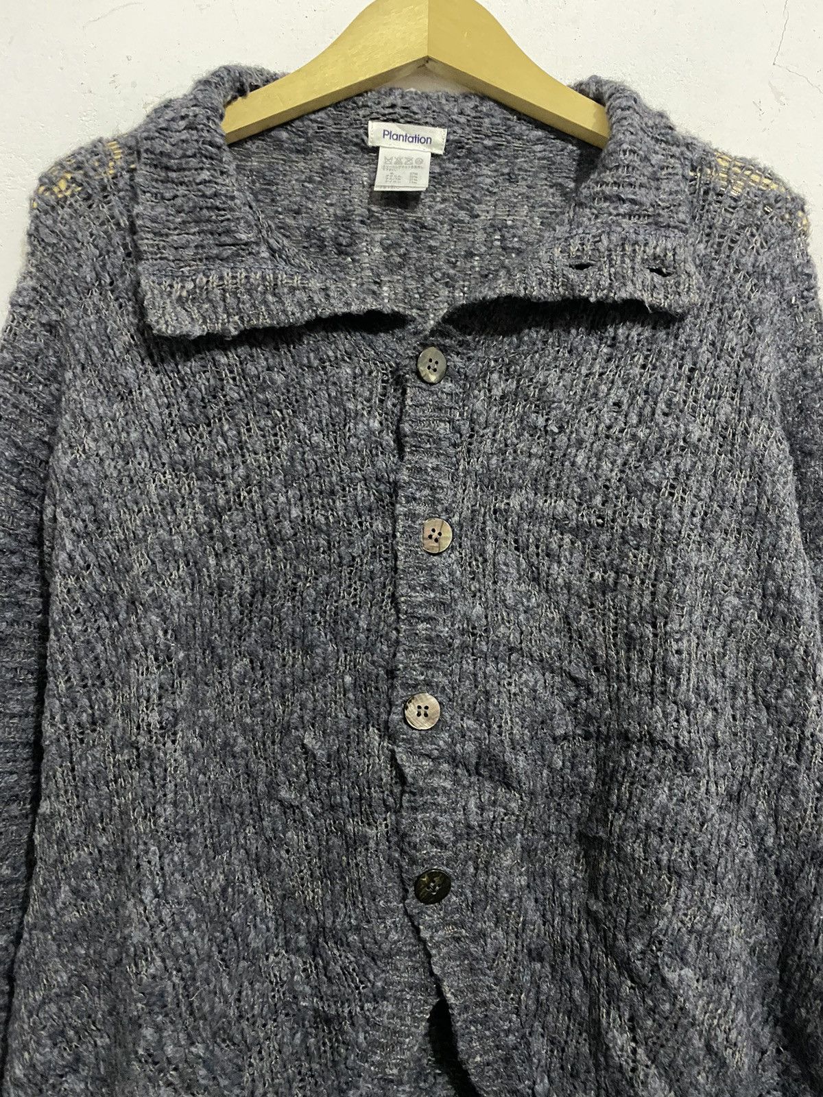 Issey Miyake Plantation Issey Miyake Cardigan Knitwear Archive Style Size US M / EU 48-50 / 2 - 2 Thumbnail