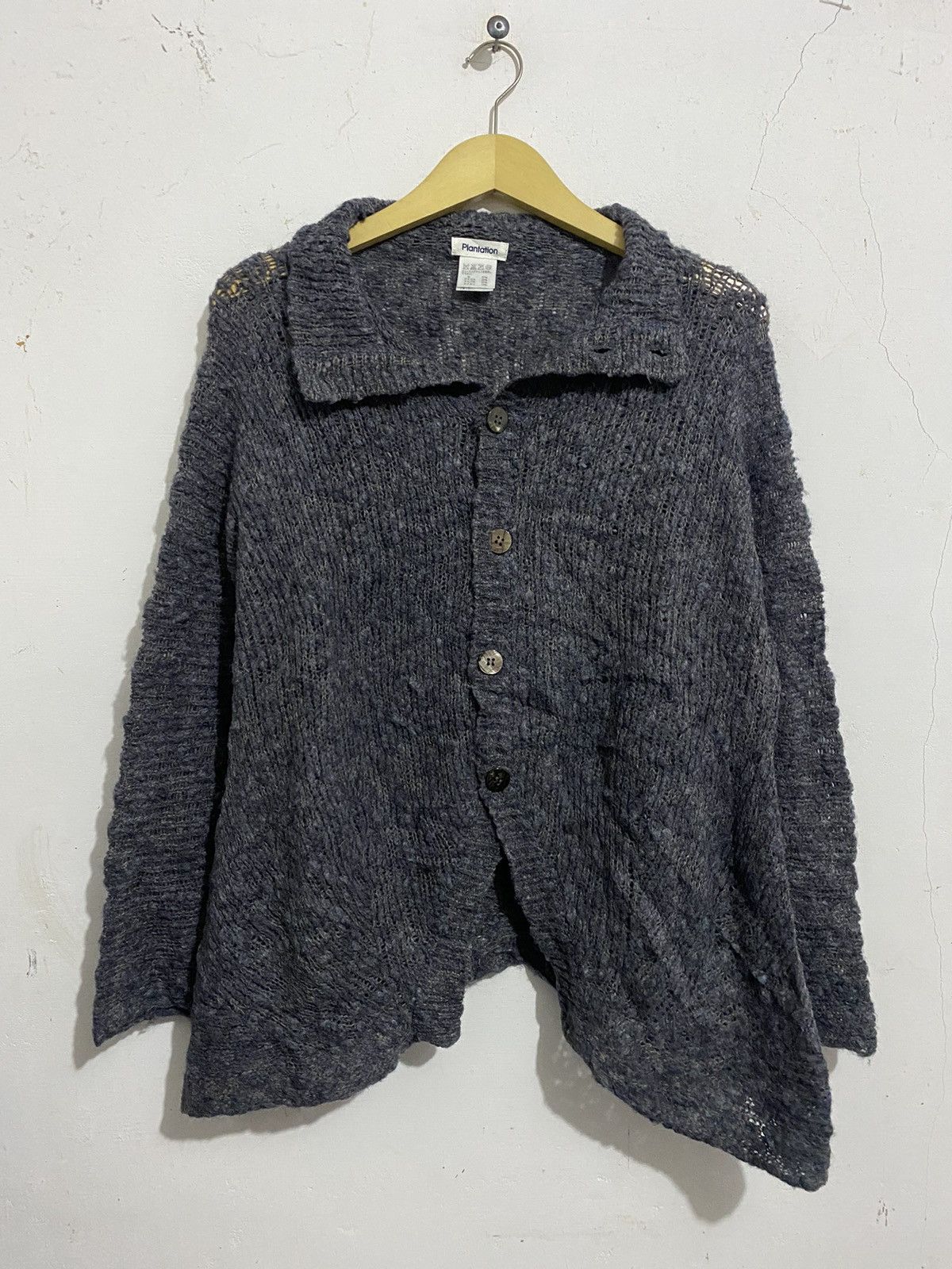 Issey Miyake Plantation Issey Miyake Cardigan Knitwear Archive Style Size US M / EU 48-50 / 2 - 1 Thumbnail