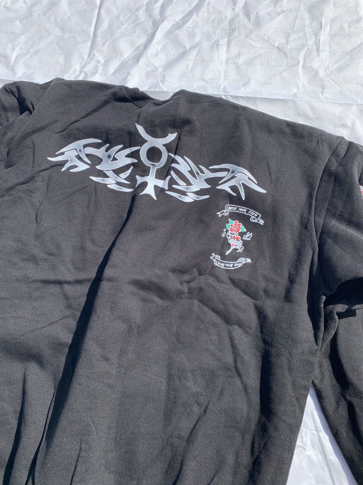 NBA Vintage 90s Travis Scott Denis Rodman Tattoo Crewneck Size US XL / EU 56 / 4 - 6 Thumbnail