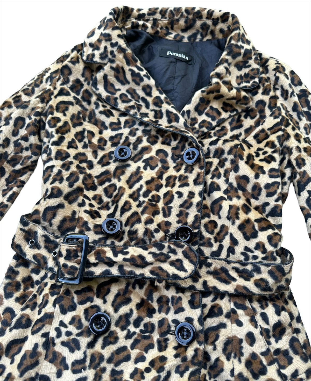 Designer × Japanese Brand Pumpkin leopard double button jacket Size M / US 6-8 / IT 42-44 - 3 Thumbnail