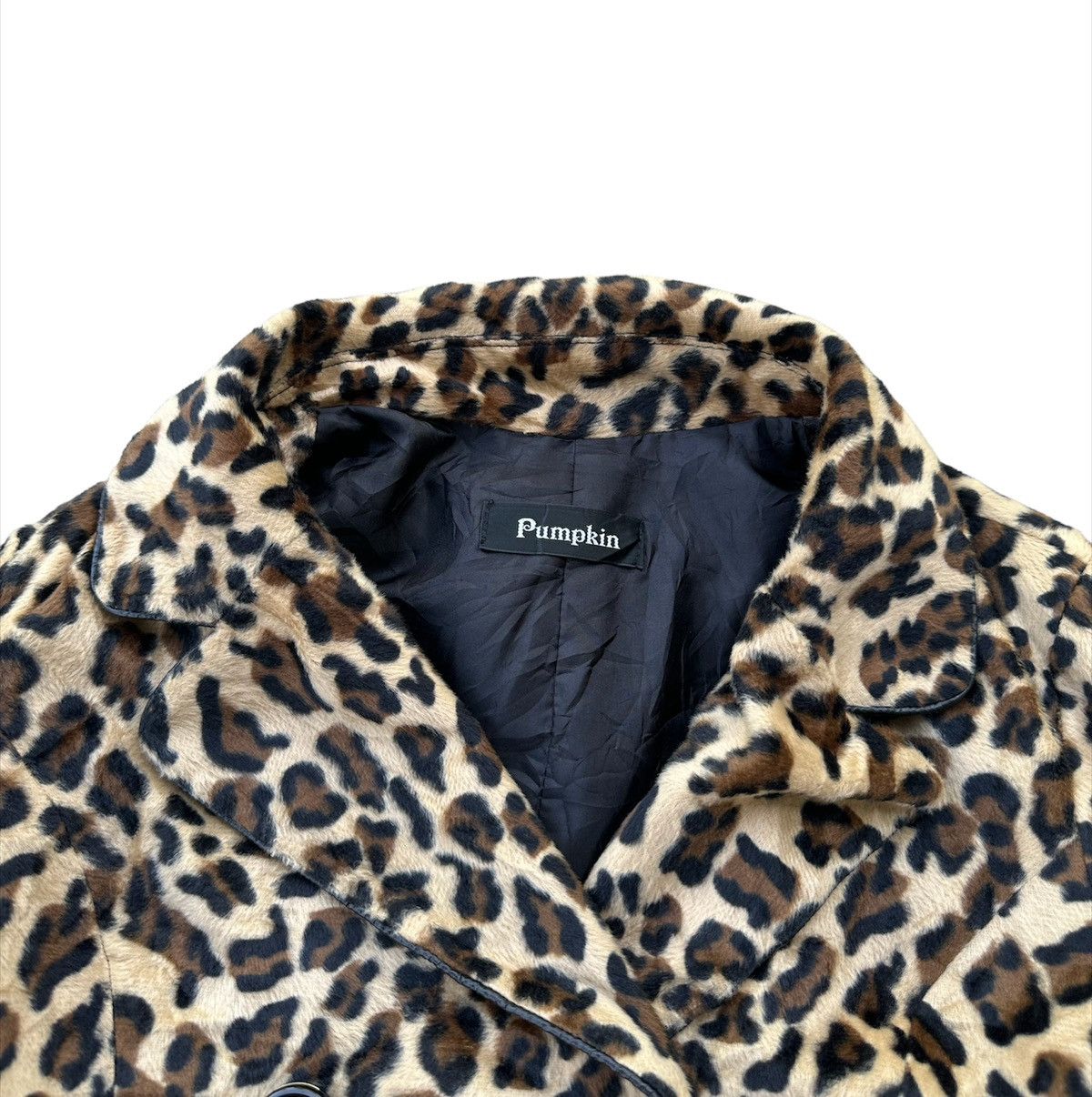 Designer × Japanese Brand Pumpkin leopard double button jacket Size M / US 6-8 / IT 42-44 - 2 Thumbnail