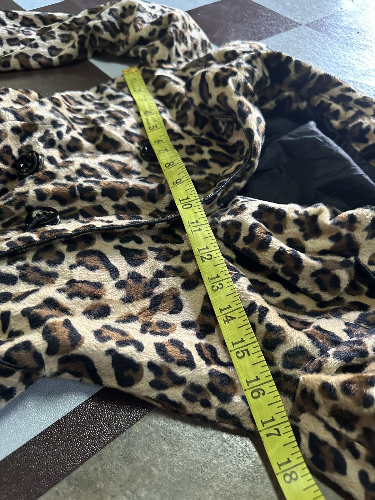 Designer × Japanese Brand Pumpkin leopard double button jacket Size M / US 6-8 / IT 42-44 - 6 Thumbnail