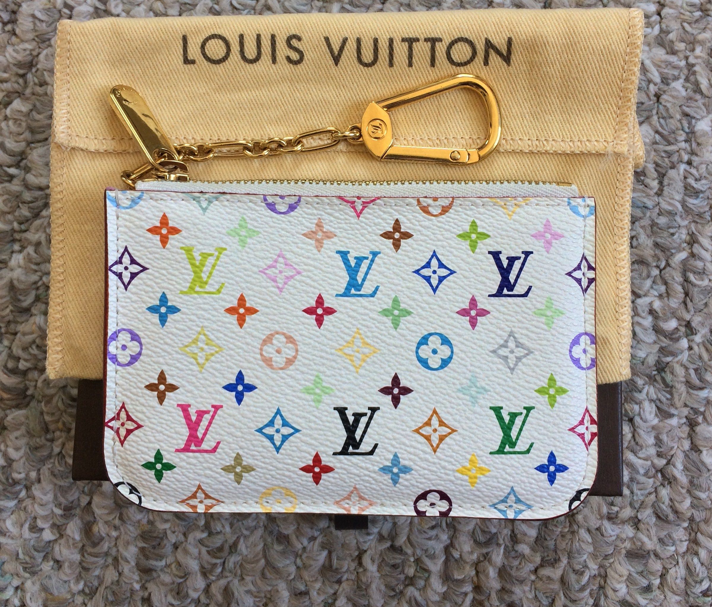 Louis Vuitton × Takashi Murakami S/S 2003 Louis Vuitton x Murakami Monogram Zip Pouch Size ONE SIZE - 2 Thumbnail