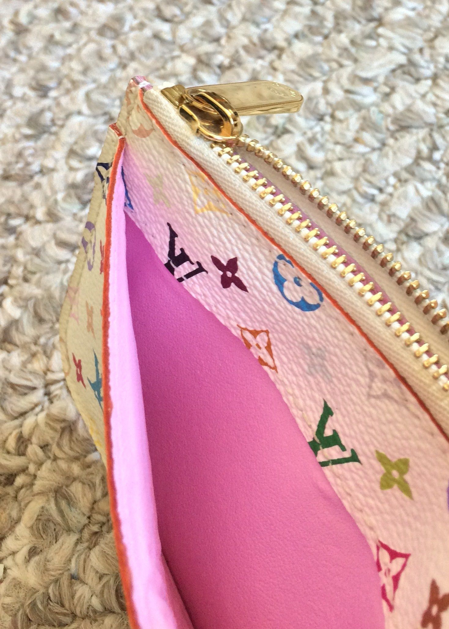 Louis Vuitton × Takashi Murakami S/S 2003 Louis Vuitton x Murakami Monogram Zip Pouch Size ONE SIZE - 7 Thumbnail