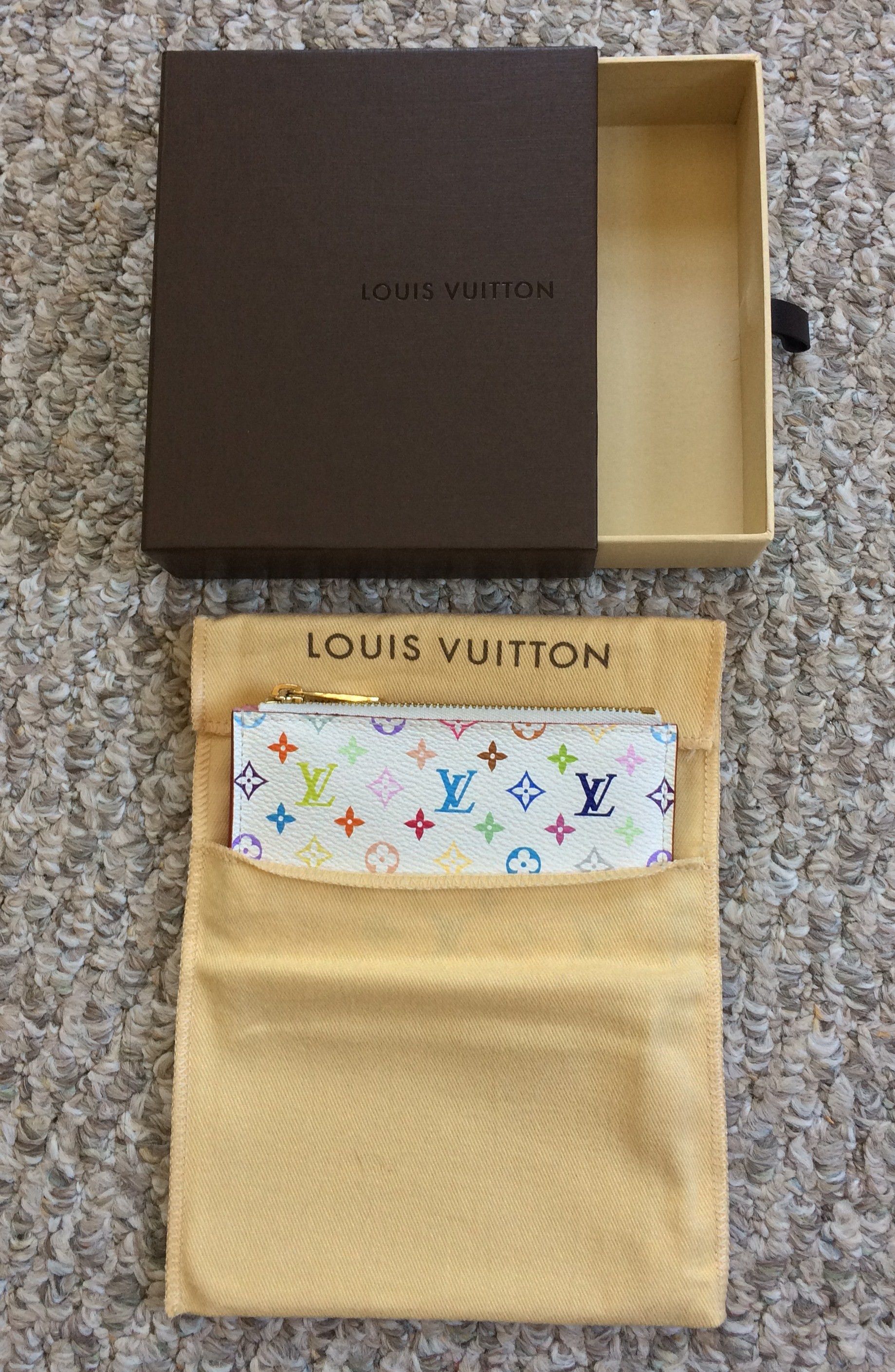 Louis Vuitton × Takashi Murakami S/S 2003 Louis Vuitton x Murakami Monogram Zip Pouch Size ONE SIZE - 10 Thumbnail