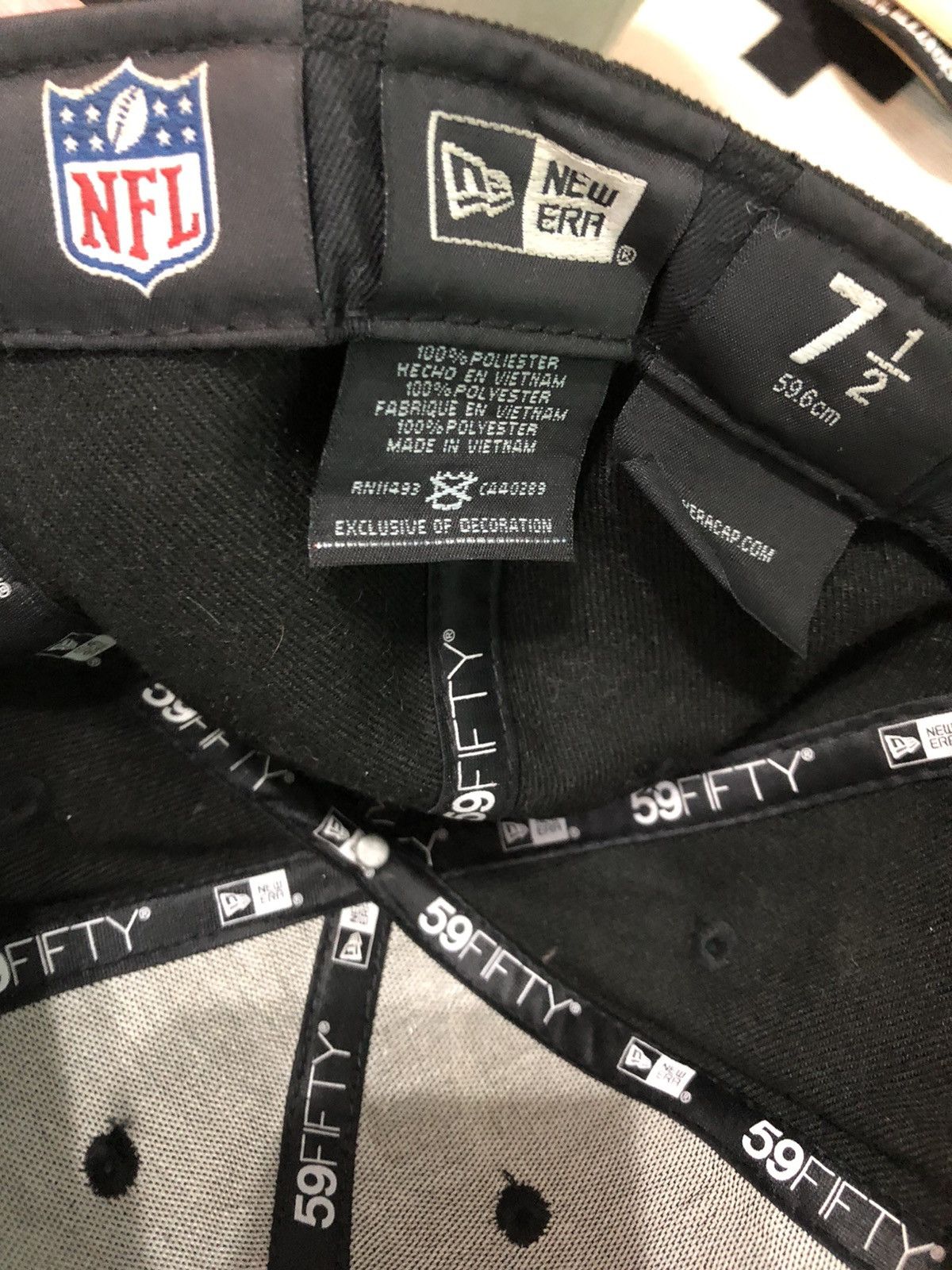 NFL × New Era Raiders NFL New Era Hat Cap Size ONE SIZE - 5 Thumbnail