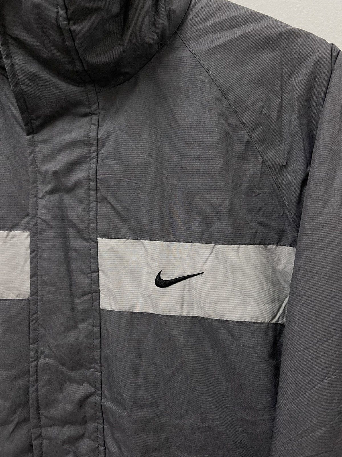 Nike × Vintage Vintage 00s Nike Swoosh Mini Logo Prima Loft Jacket Size US M / EU 48-50 / 2 - 2 Thumbnail
