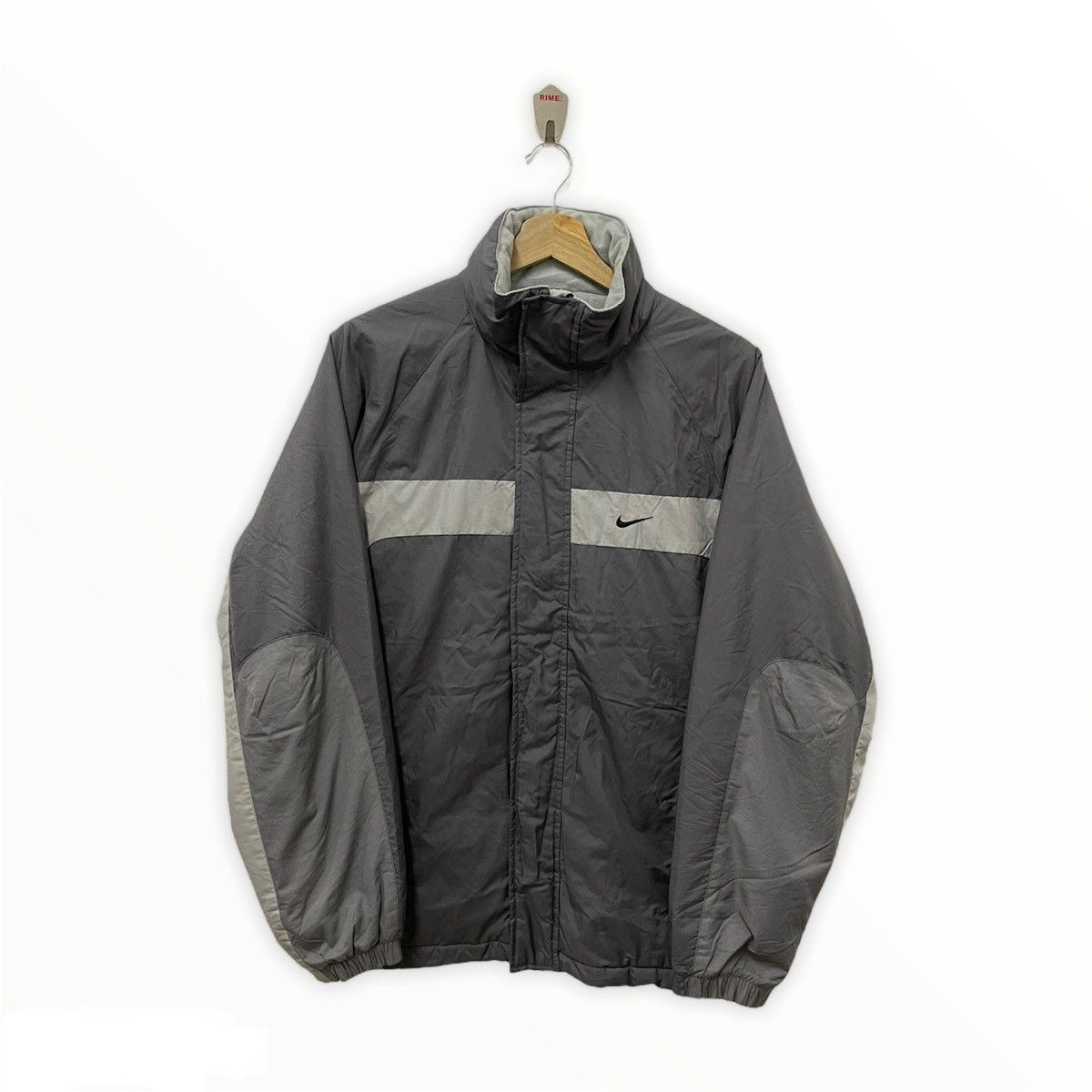 Nike × Vintage Vintage 00s Nike Swoosh Mini Logo Prima Loft Jacket Size US M / EU 48-50 / 2 - 1 Thumbnail
