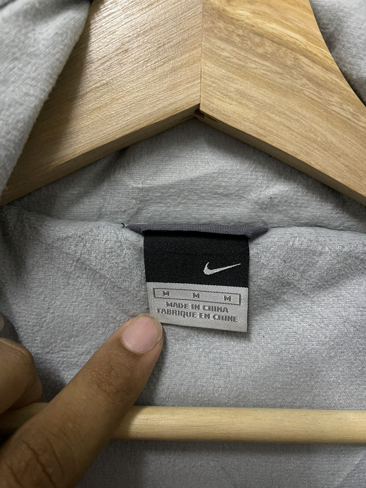 Nike × Vintage Vintage 00s Nike Swoosh Mini Logo Prima Loft Jacket Size US M / EU 48-50 / 2 - 6 Thumbnail