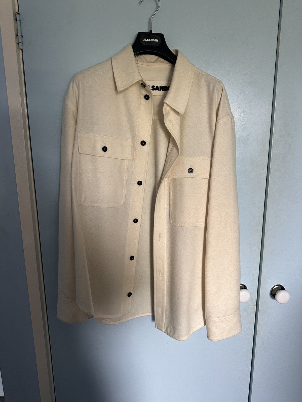 Jil Sander Jil Sander + Wool Overshirt Size US M / EU 48-50 / 2 - 2 Thumbnail