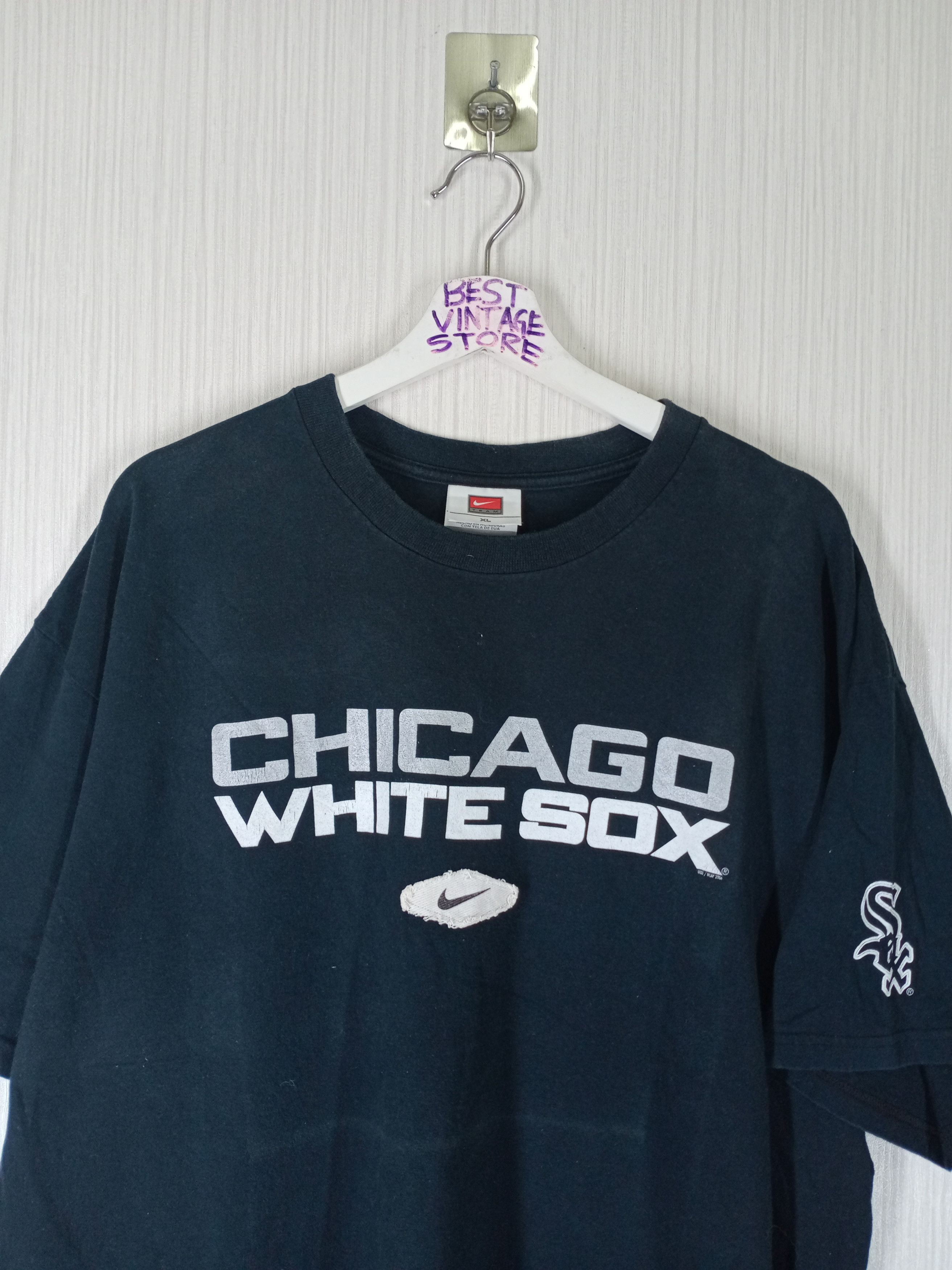 MLB Rare Vintage Chicago White Sox X Nike Tshirt Size US XL / EU 56 / 4 - 2 Thumbnail