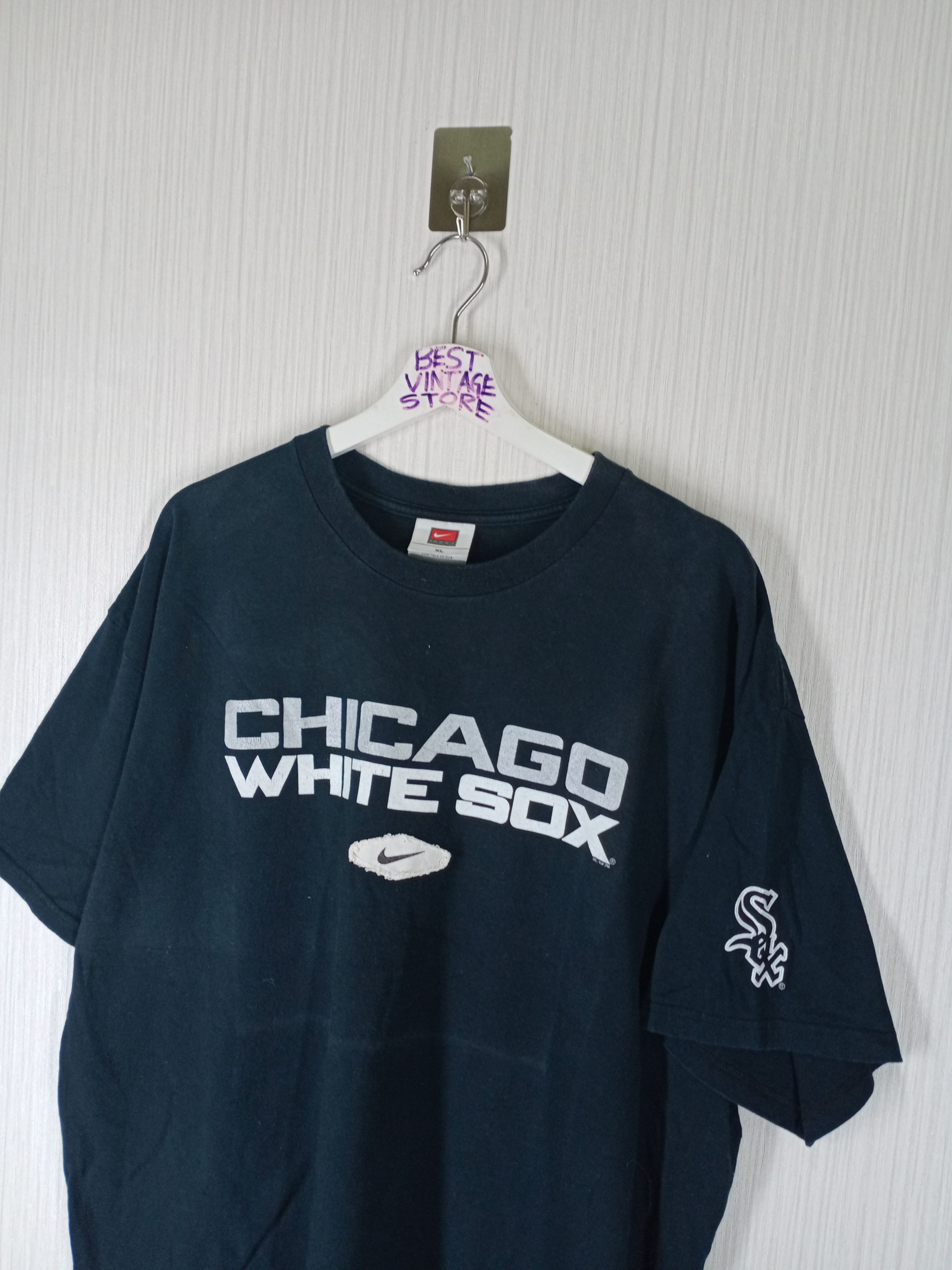 MLB Rare Vintage Chicago White Sox X Nike Tshirt Size US XL / EU 56 / 4 - 4 Thumbnail