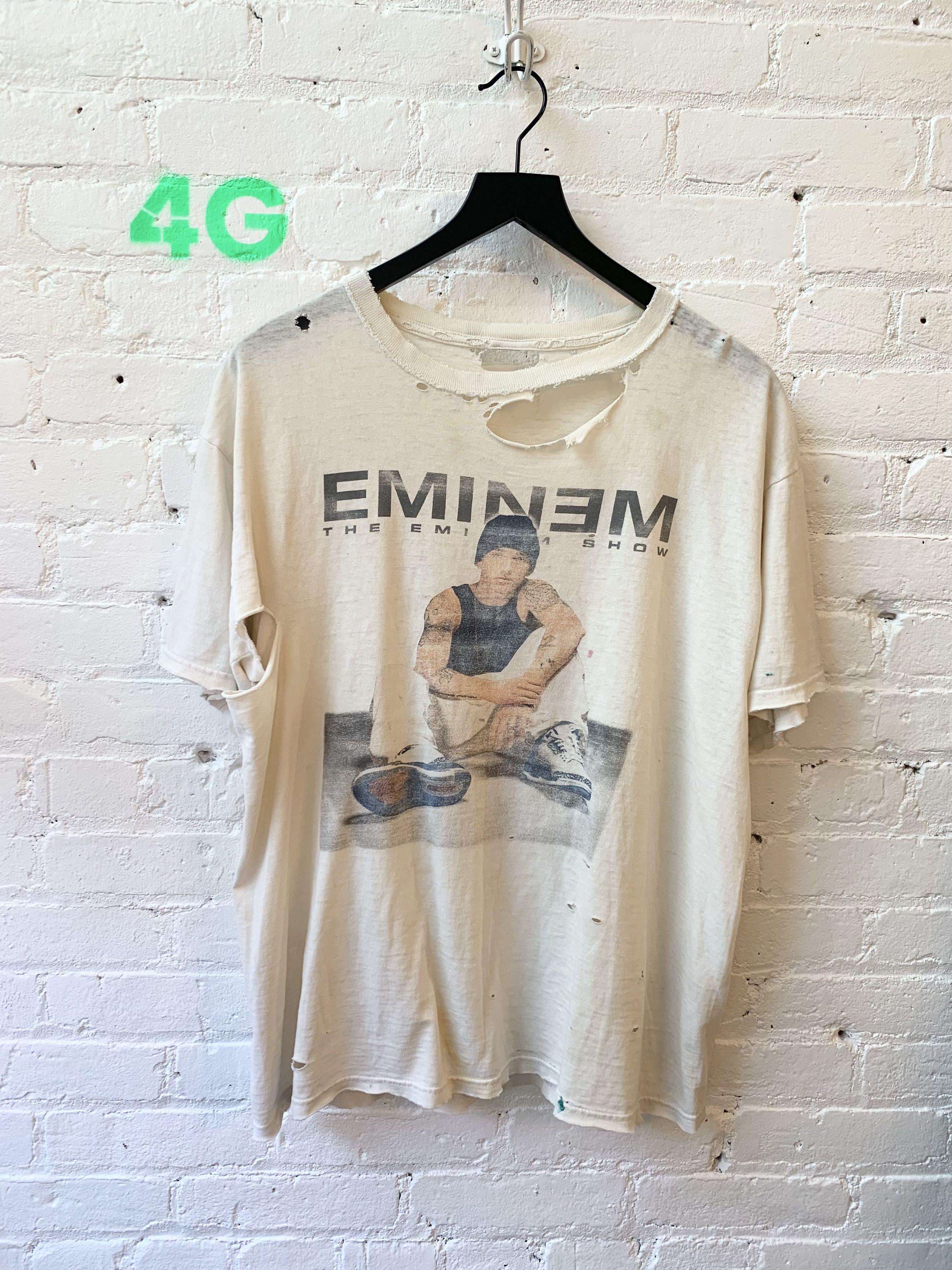 Vintage Thrashed Eminem Show Tee Sz L